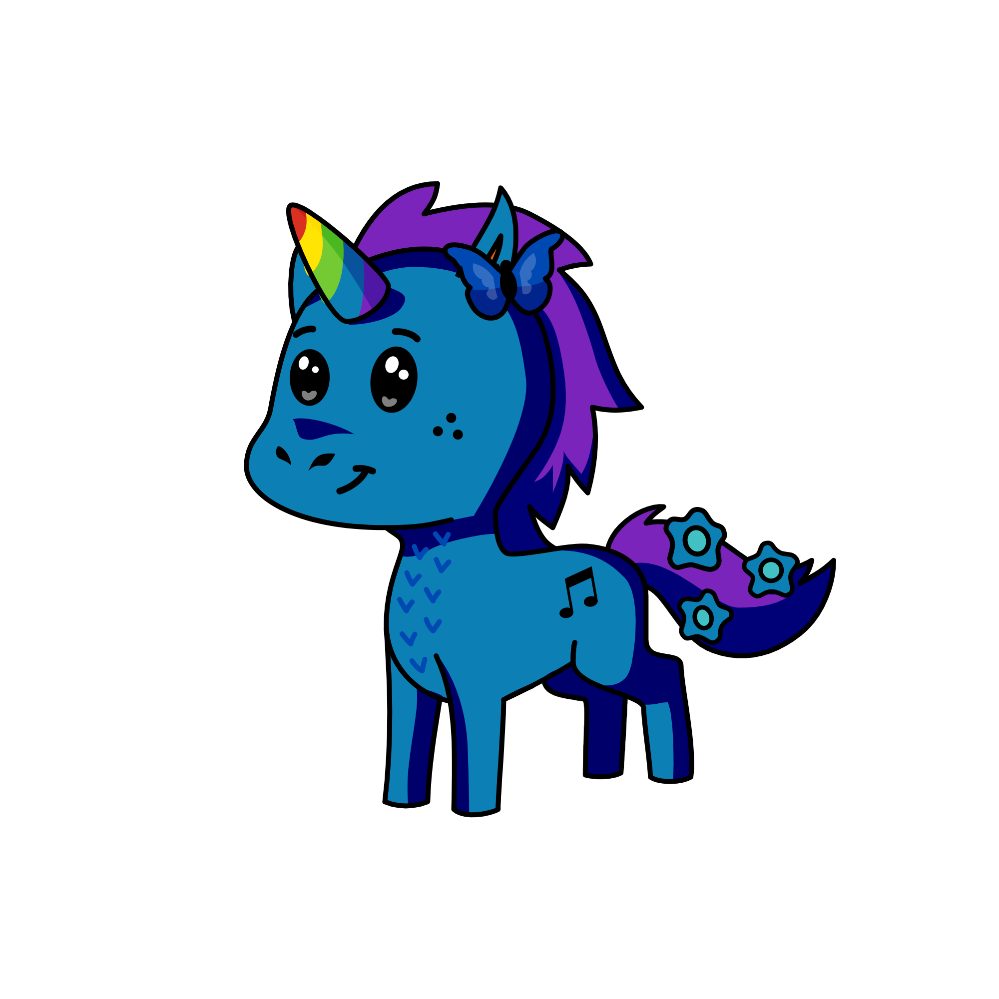 V, the unicorn