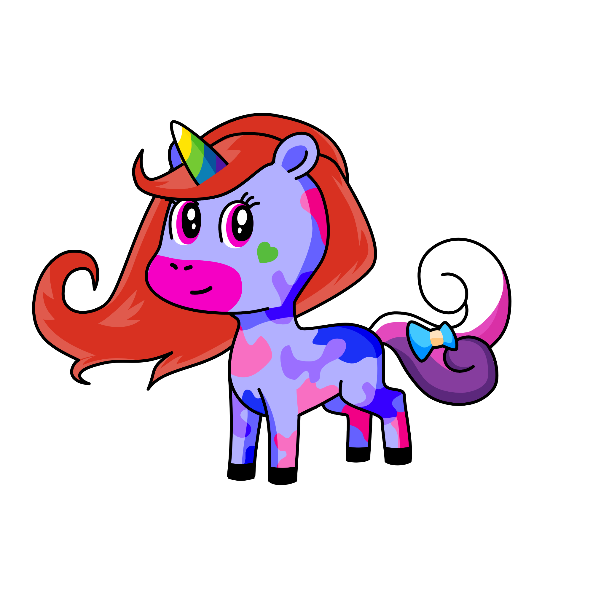 Fluffy, the unicorn