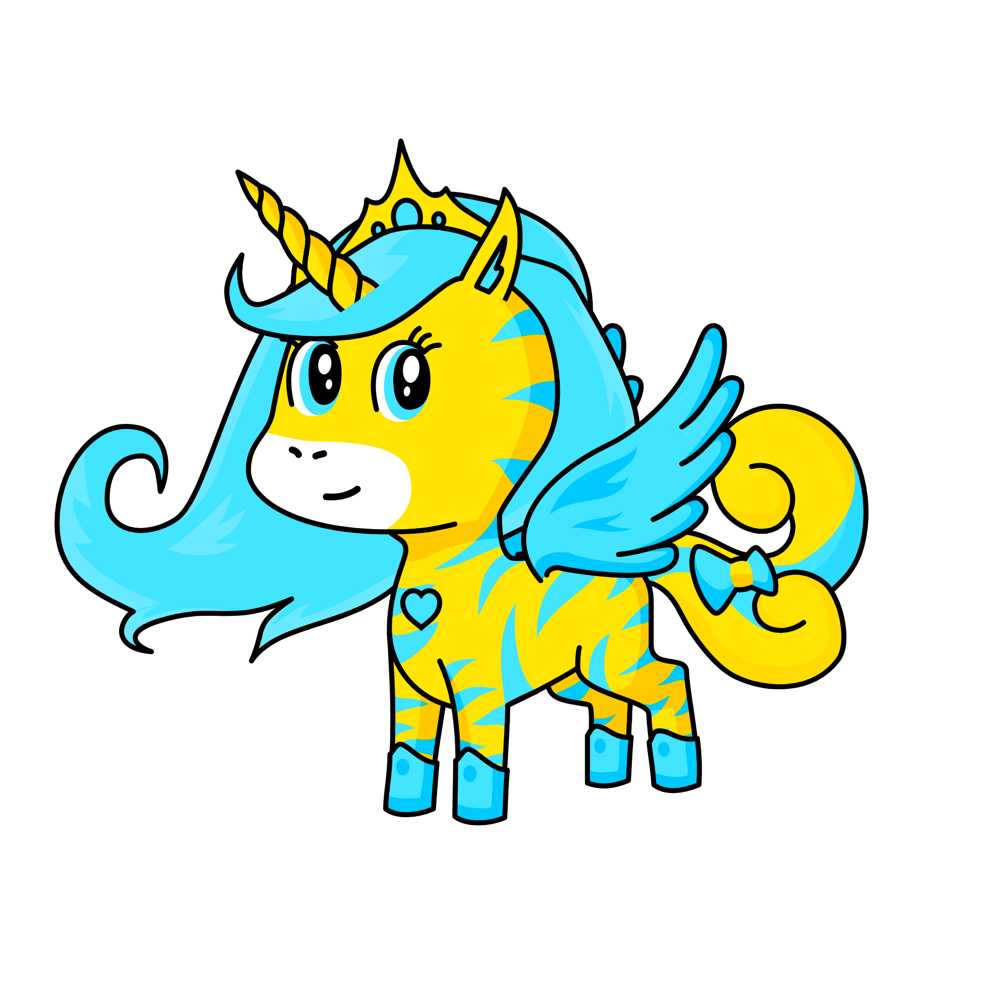 Sky, the unicorn