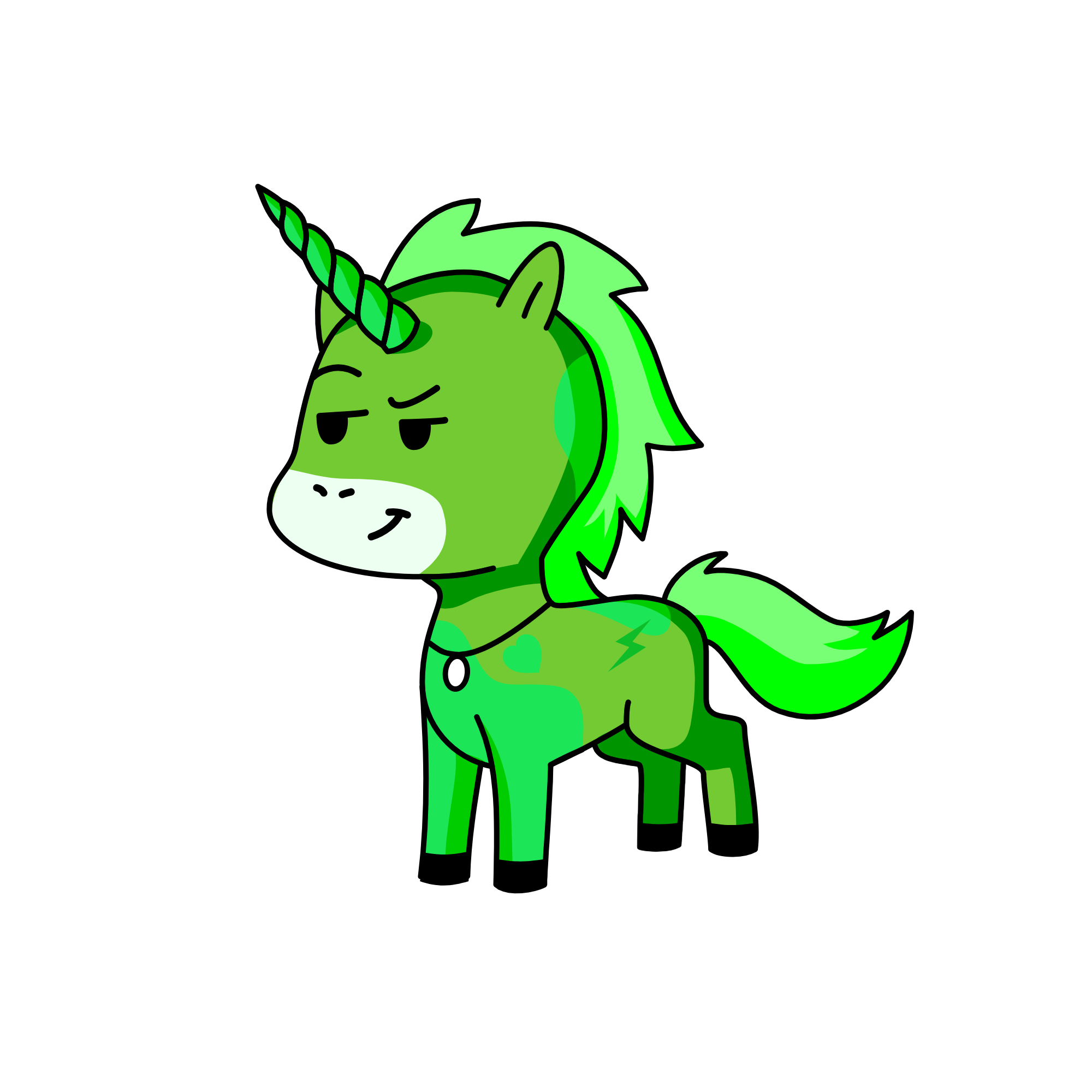 Trébolingg, the unicorn