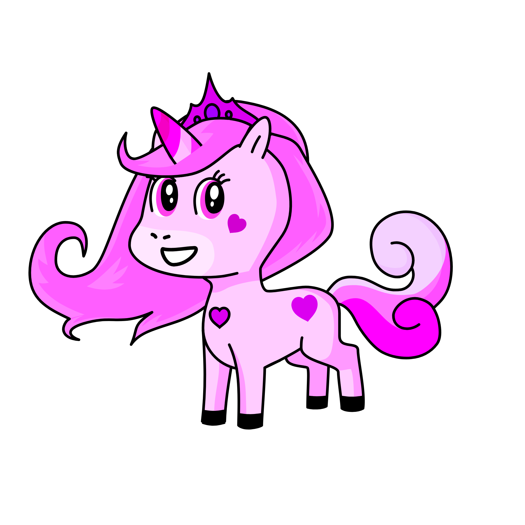 Mrs. glitter sparkles, the unicorn