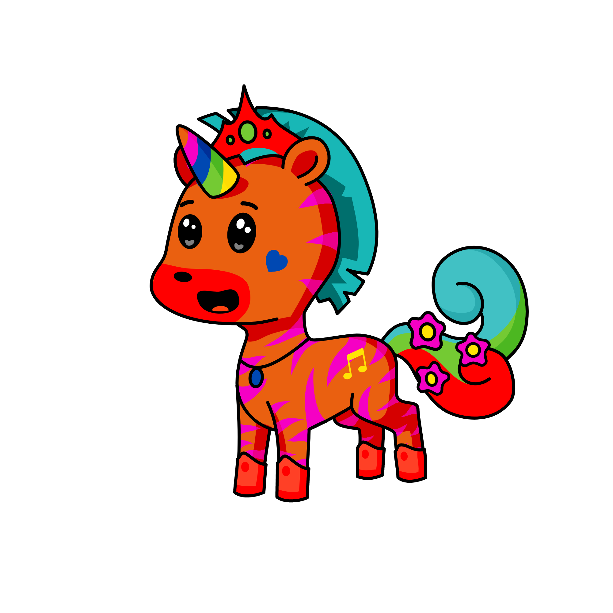 Rose, the unicorn