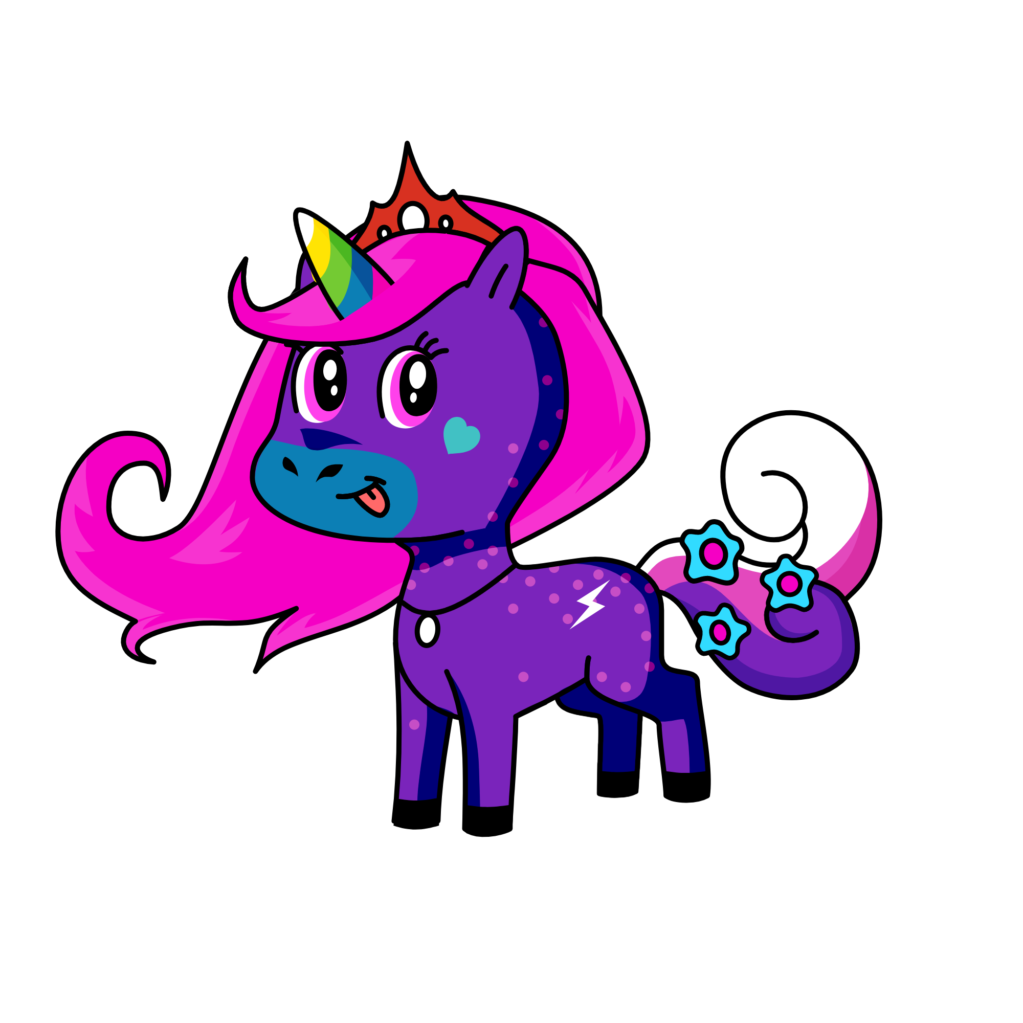 f m.;ce2uh4ruj, the unicorn
