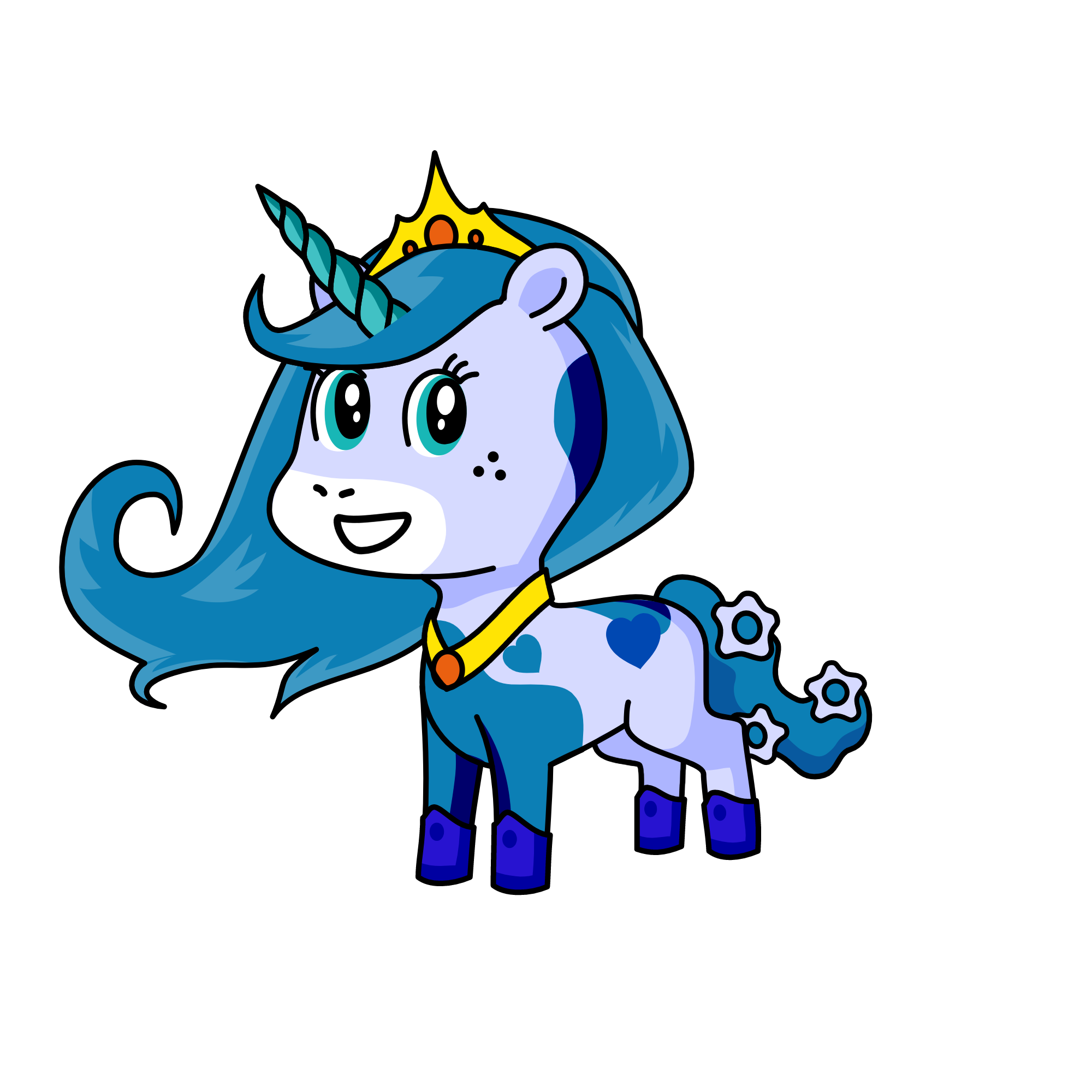 Sky, the unicorn