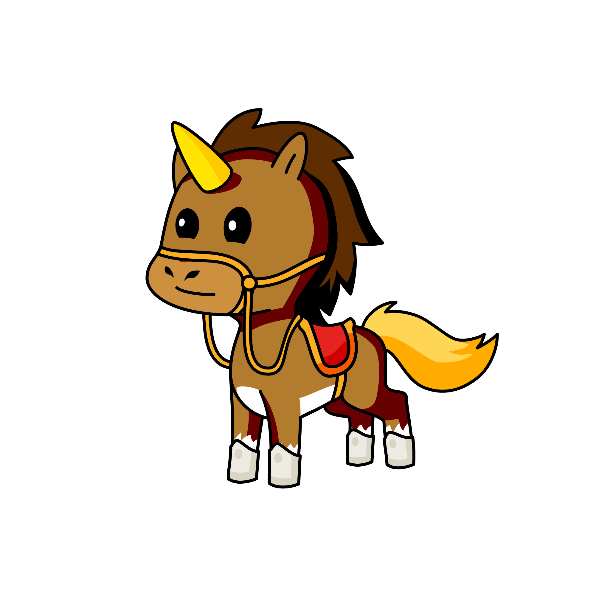 Brick, the unicorn