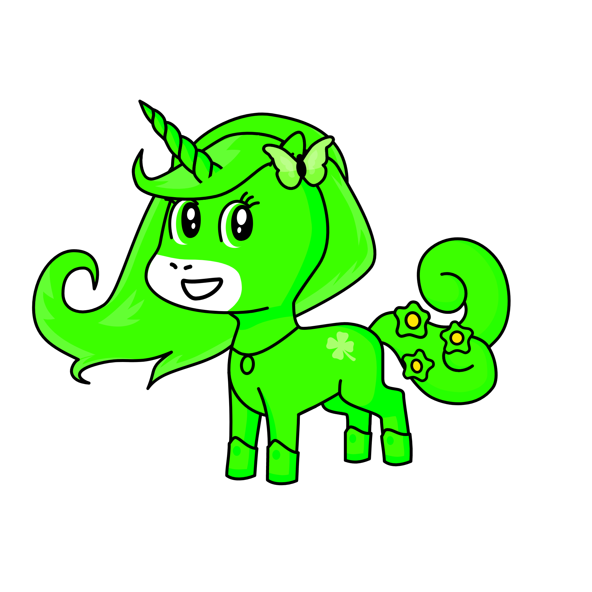 Rainha da floresta, the unicorn