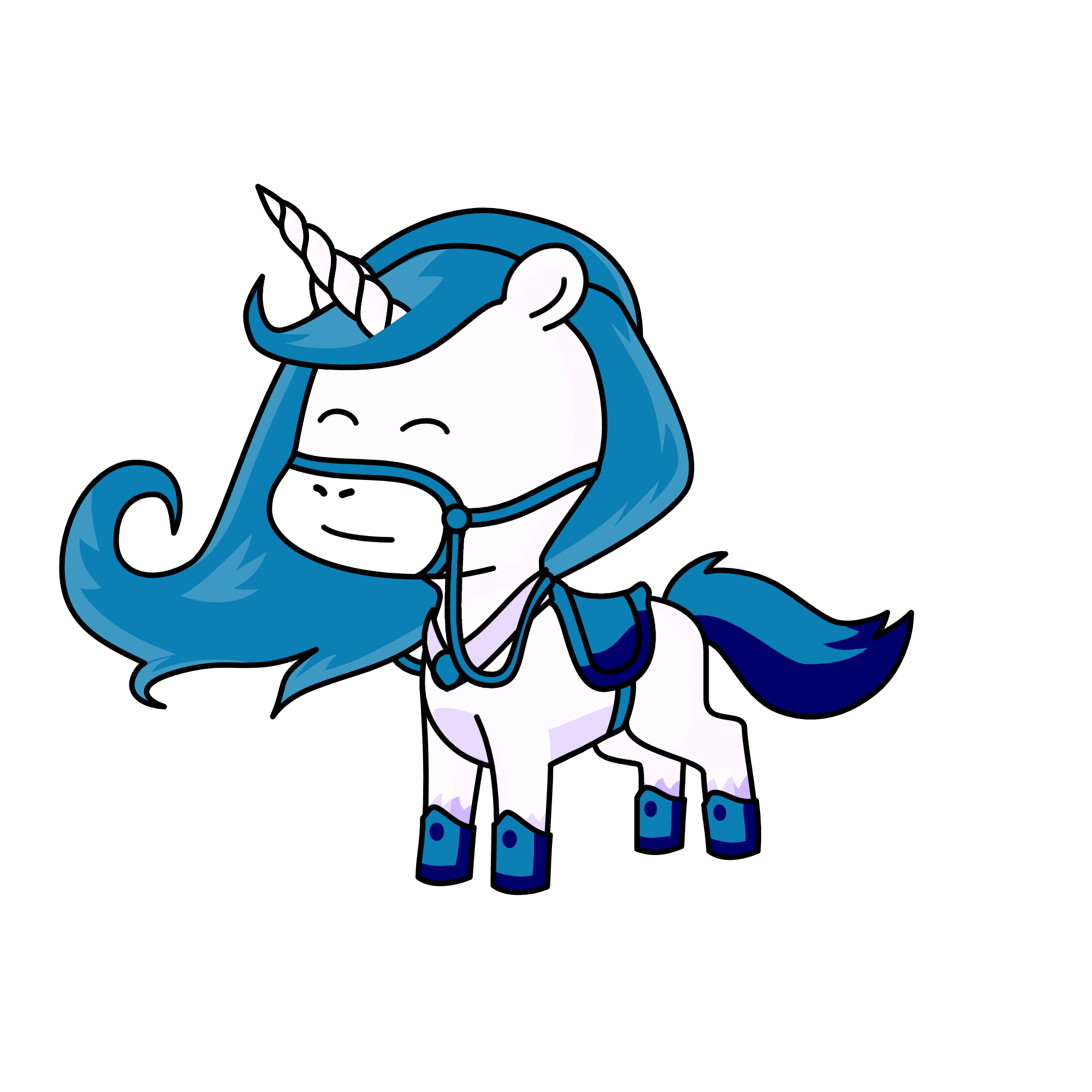 Khione, the unicorn