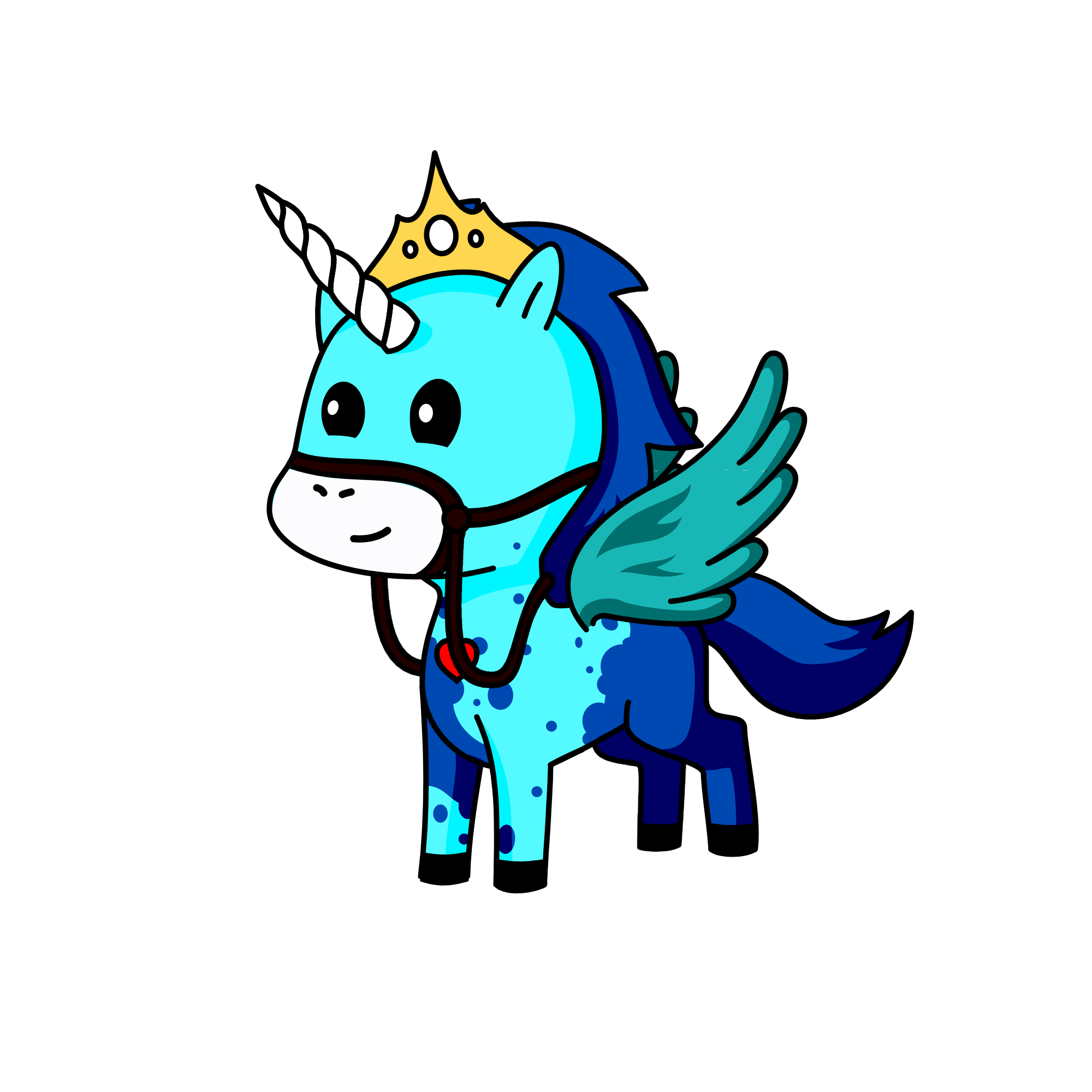 princess, the unicorn