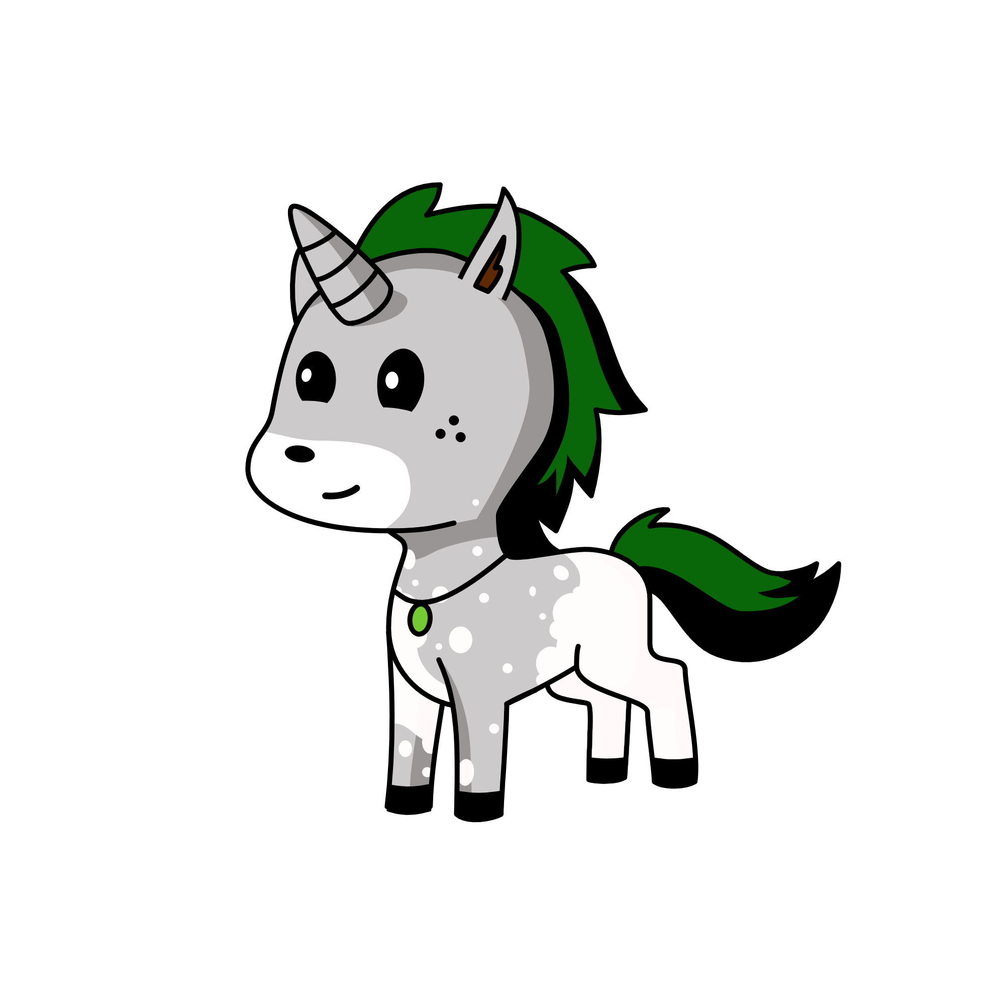 The Night Horse, the unicorn