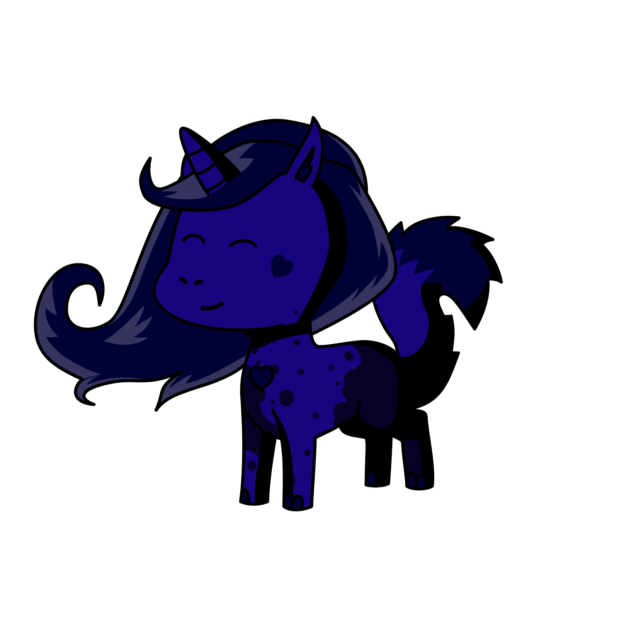 Midnight lulamoon, the unicorn