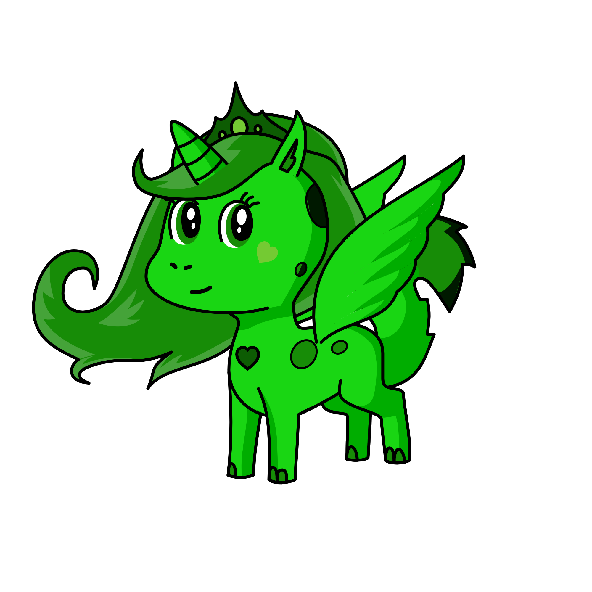 Princess Forest, the unicorn