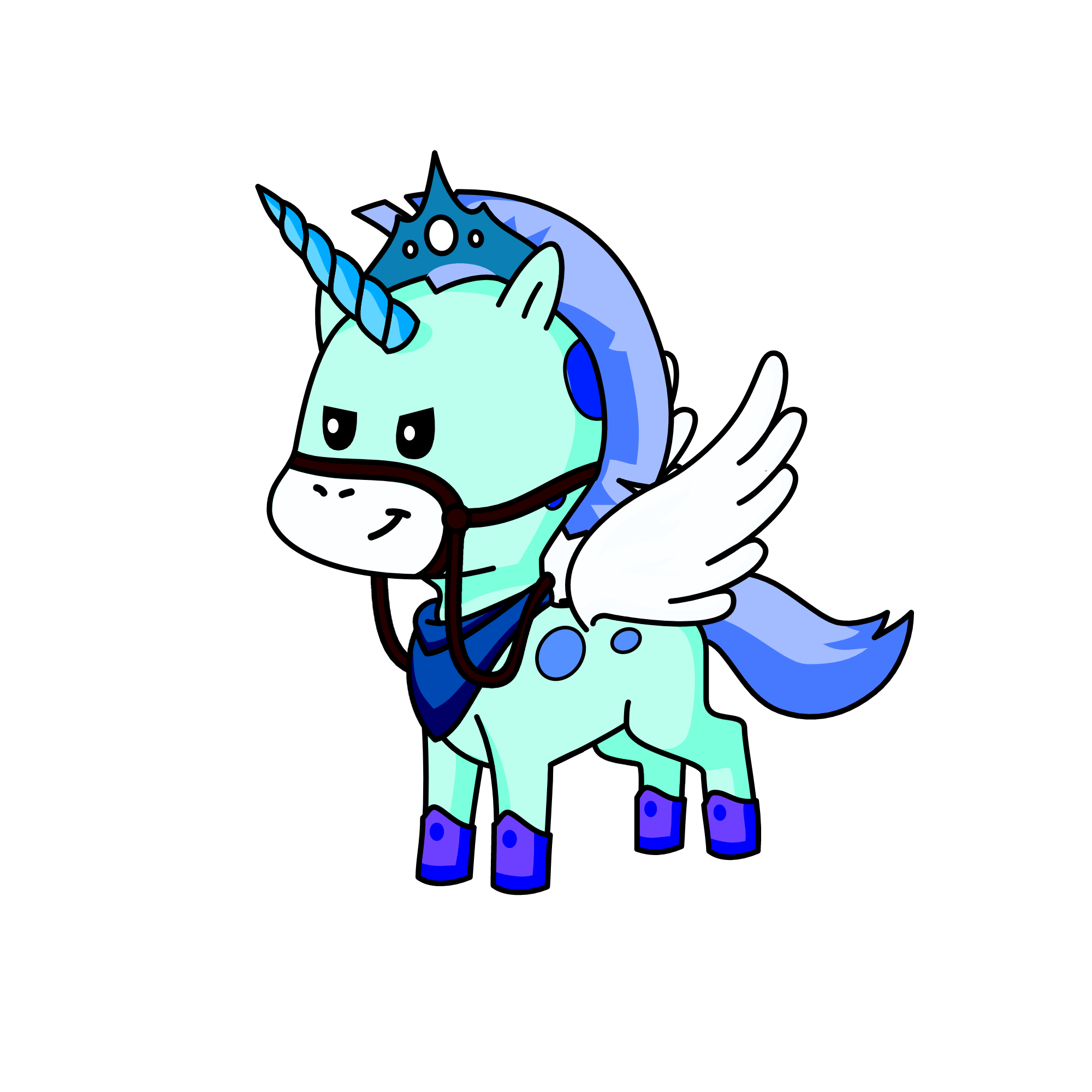 king, the unicorn