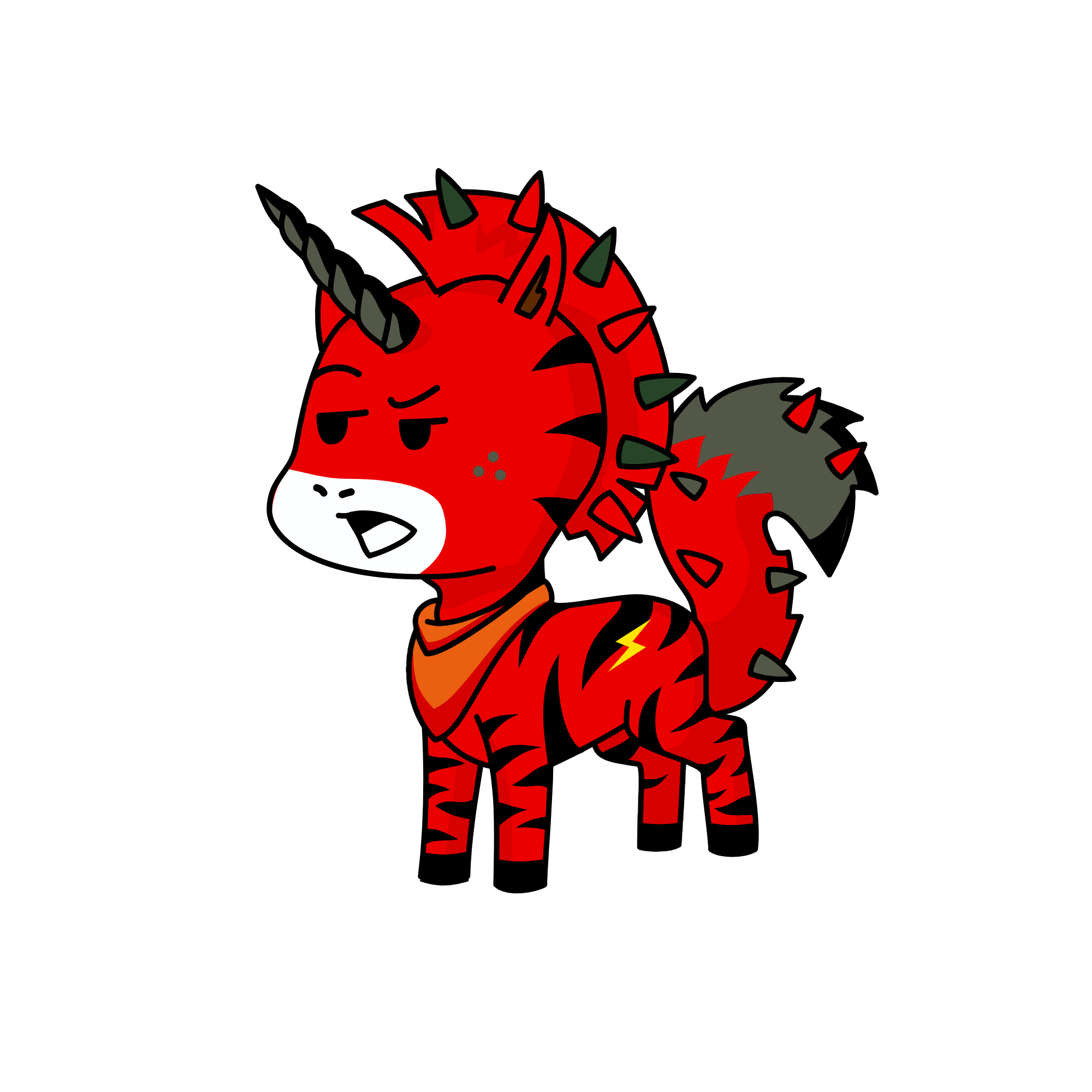 fire, the unicorn