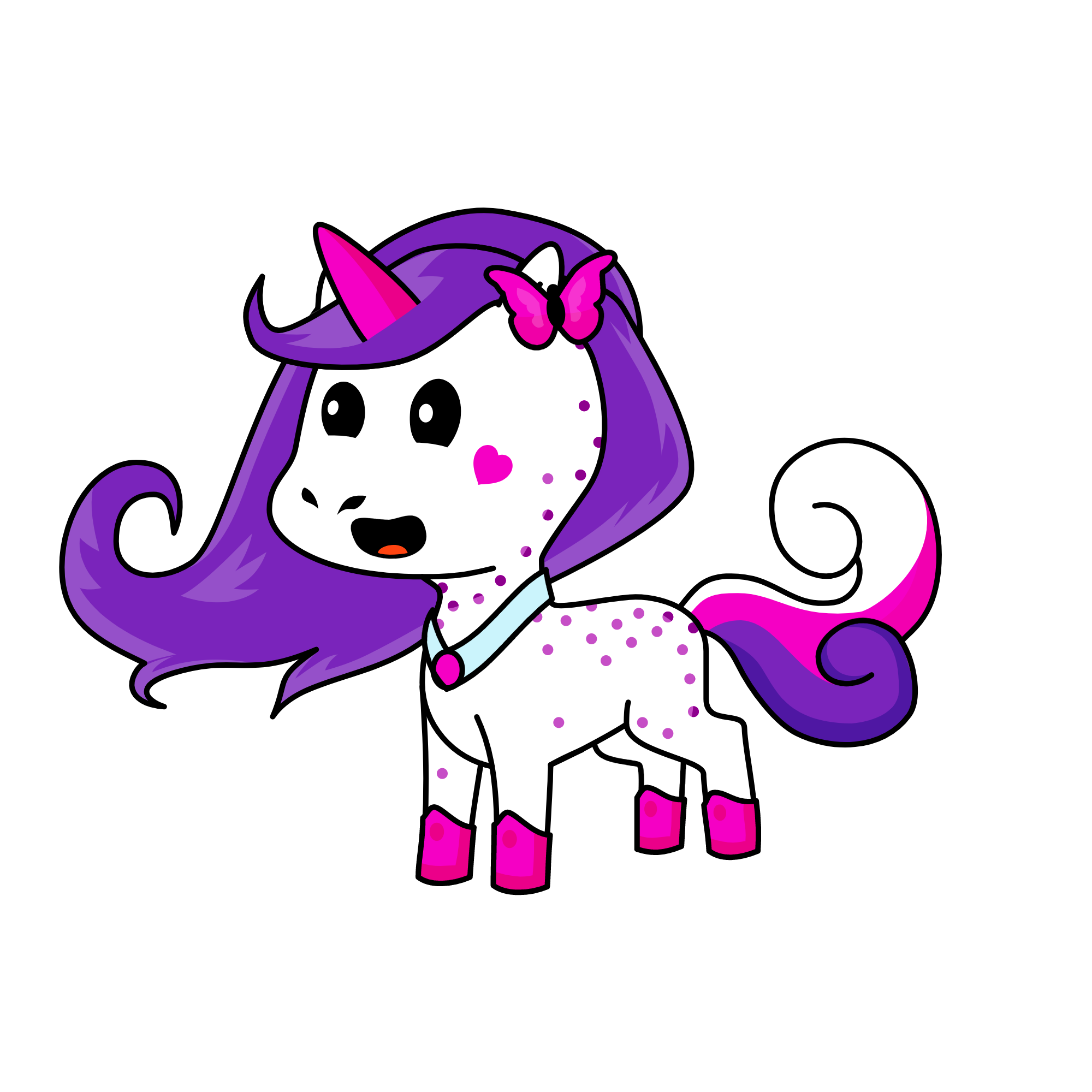 Plooshina, the unicorn