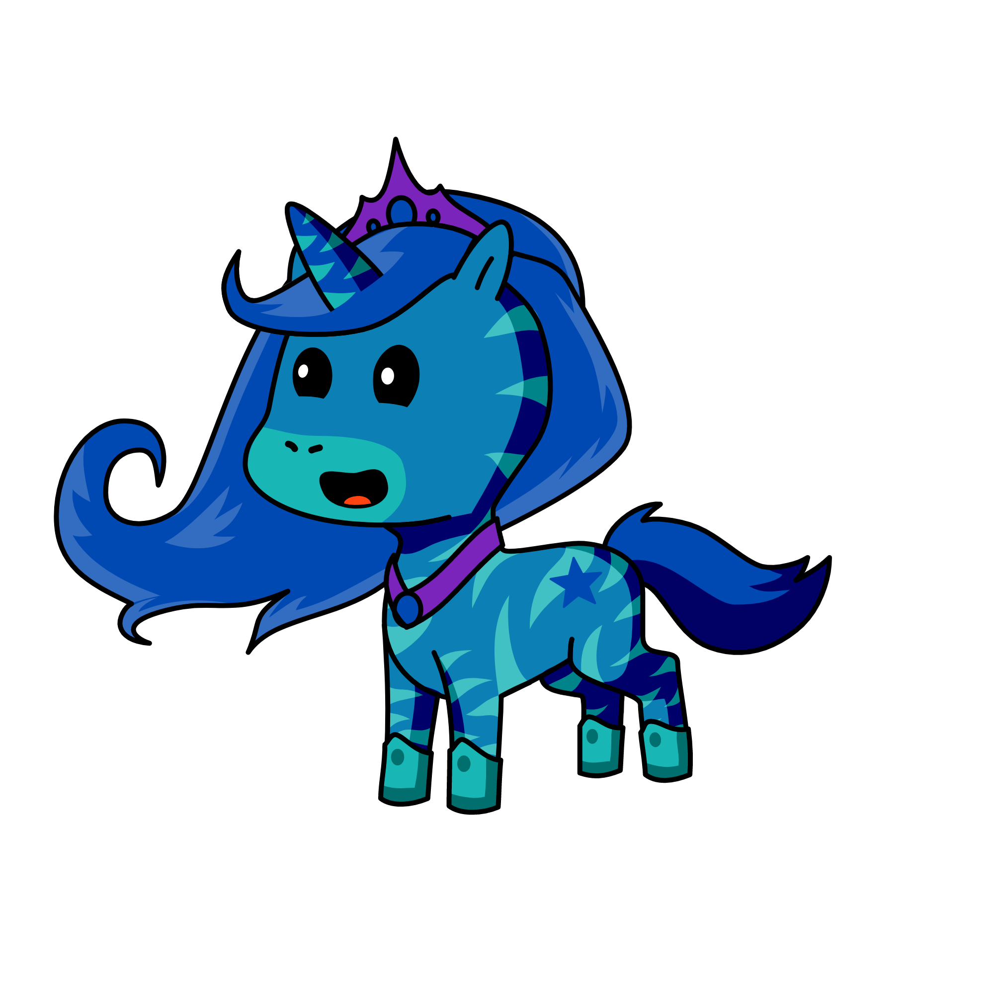 Shooting Star, the unicorn