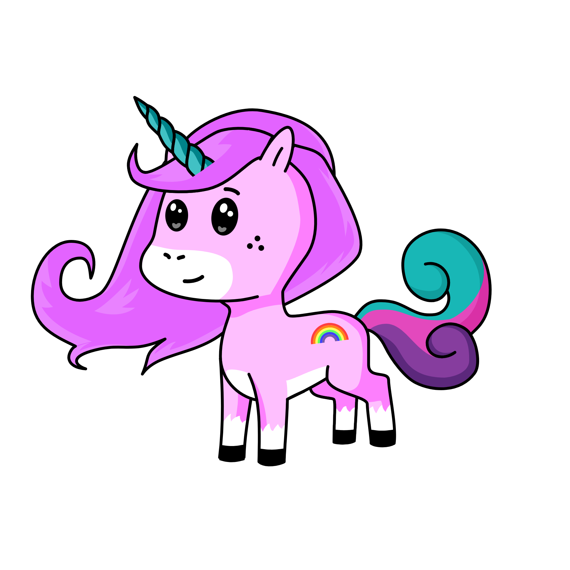 flower, the unicorn