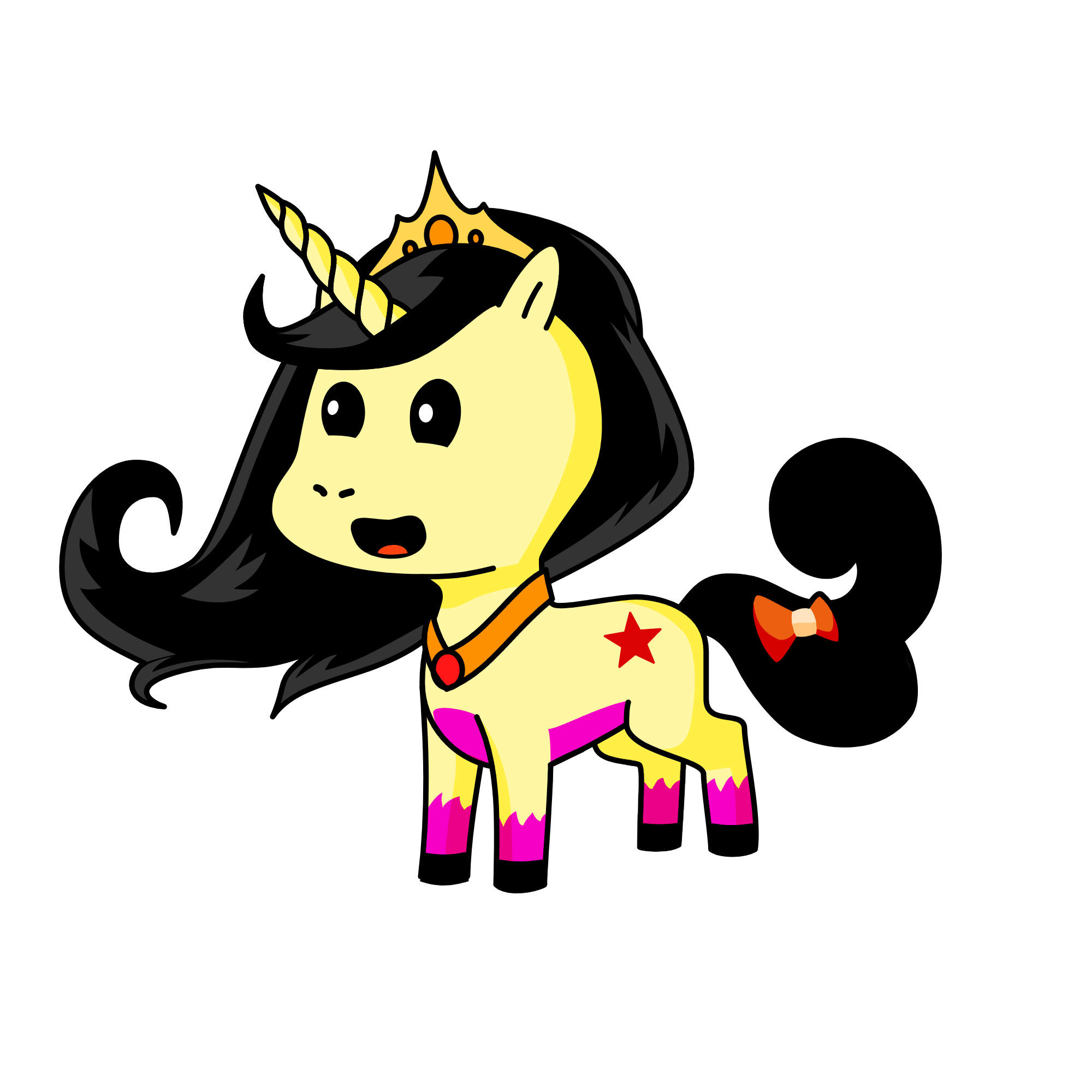 Yana ( In Princess Form ), the unicorn