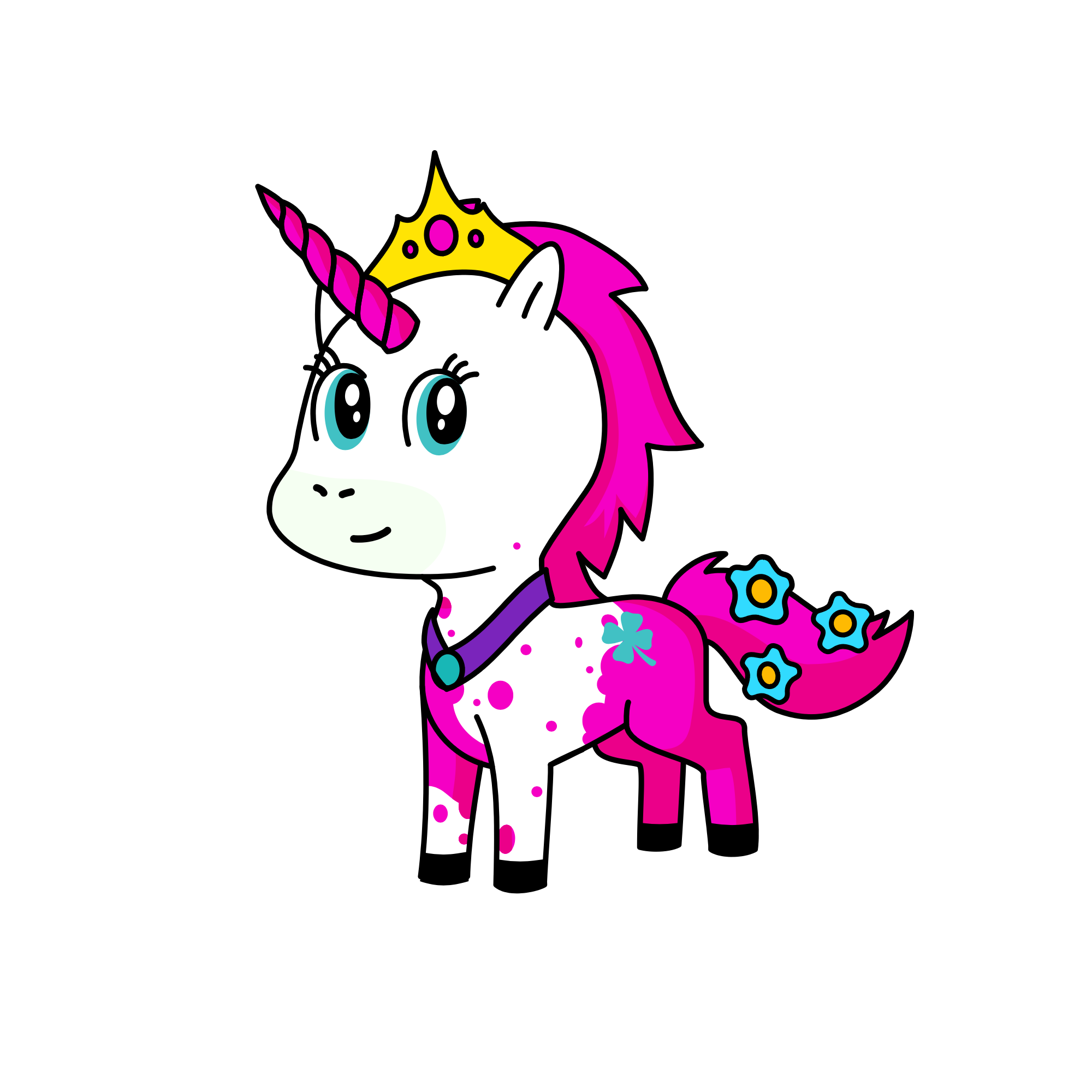 Rosaly, the unicorn