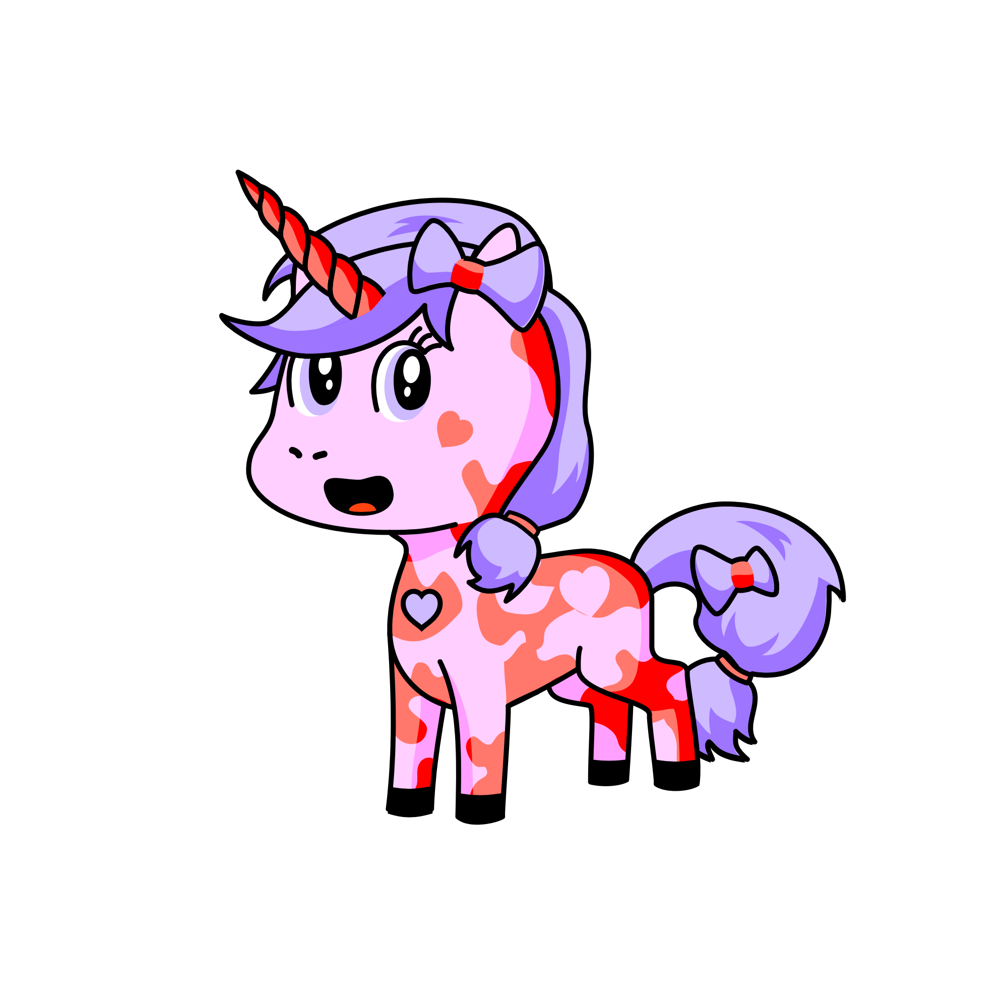 PEONY, the unicorn