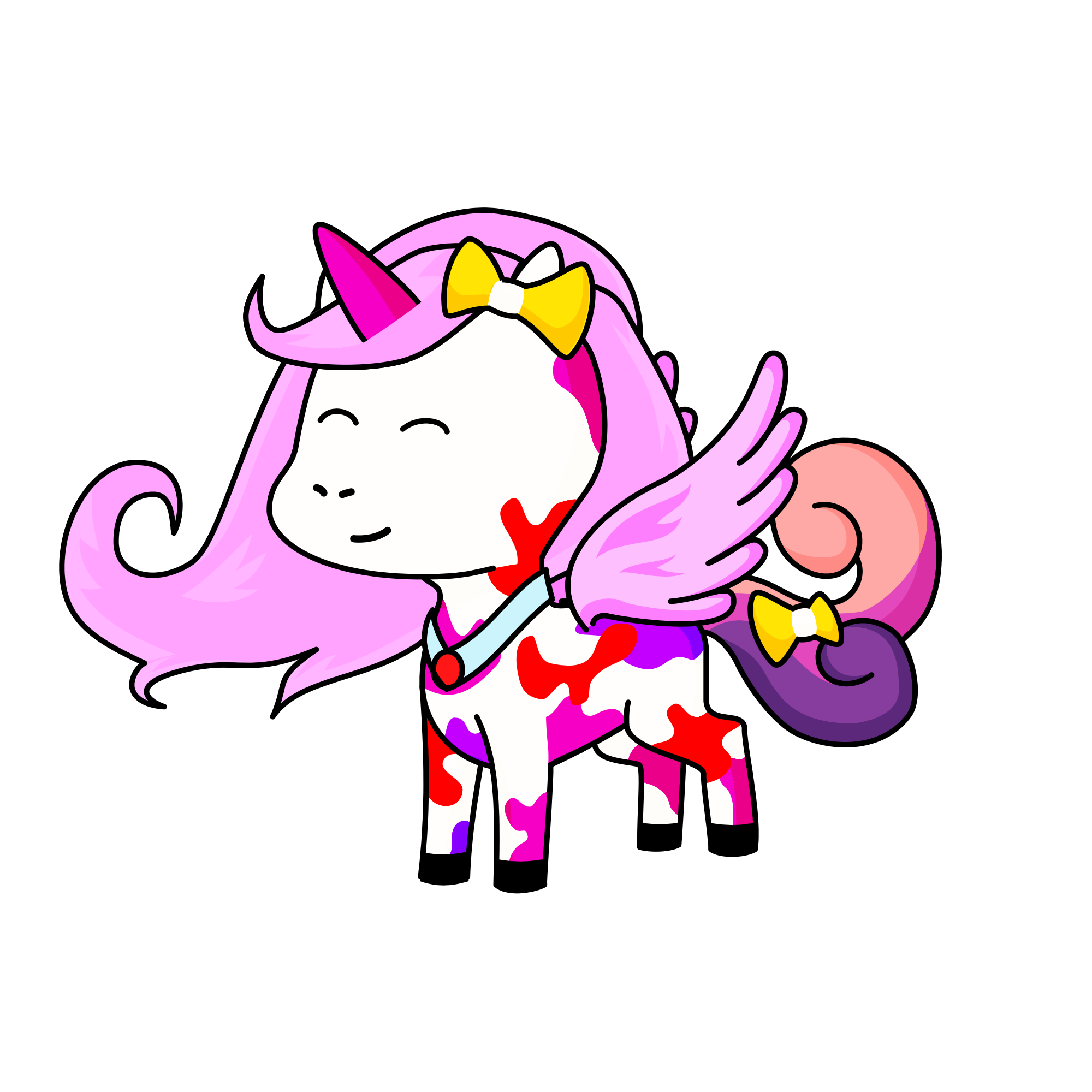 Pinky , the unicorn