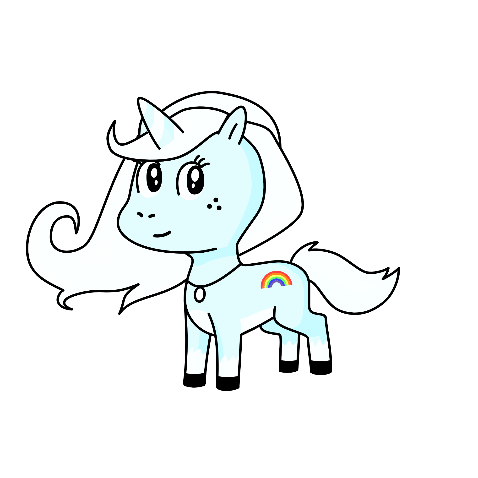 Sky, the unicorn