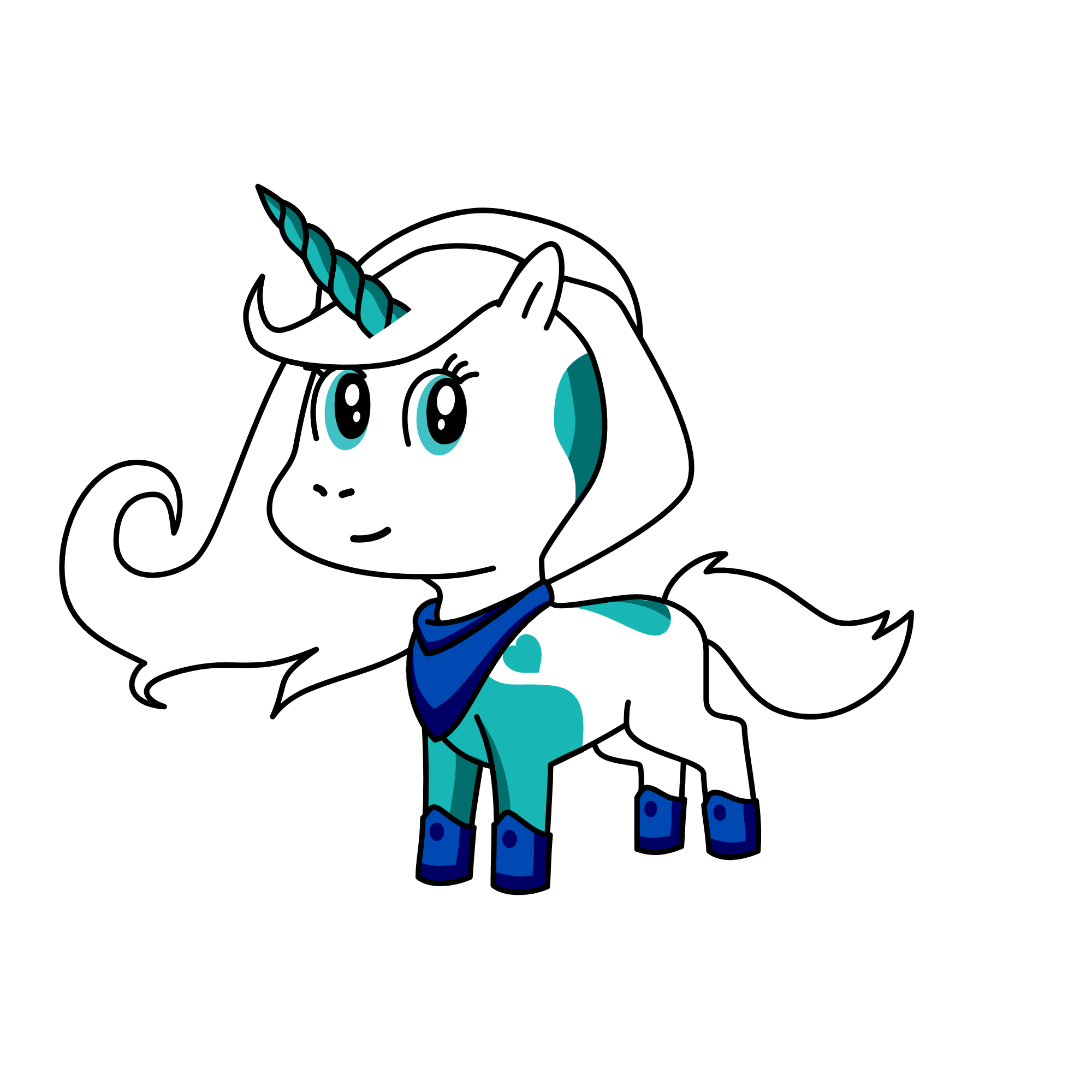 Snowy, the unicorn