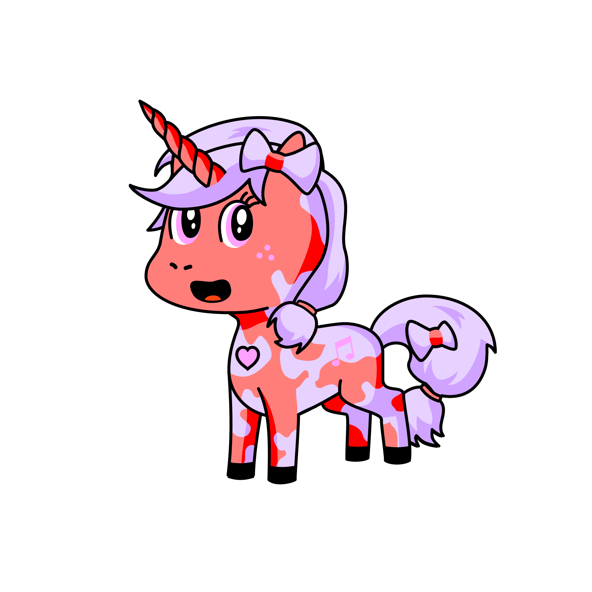 PEONY, the unicorn