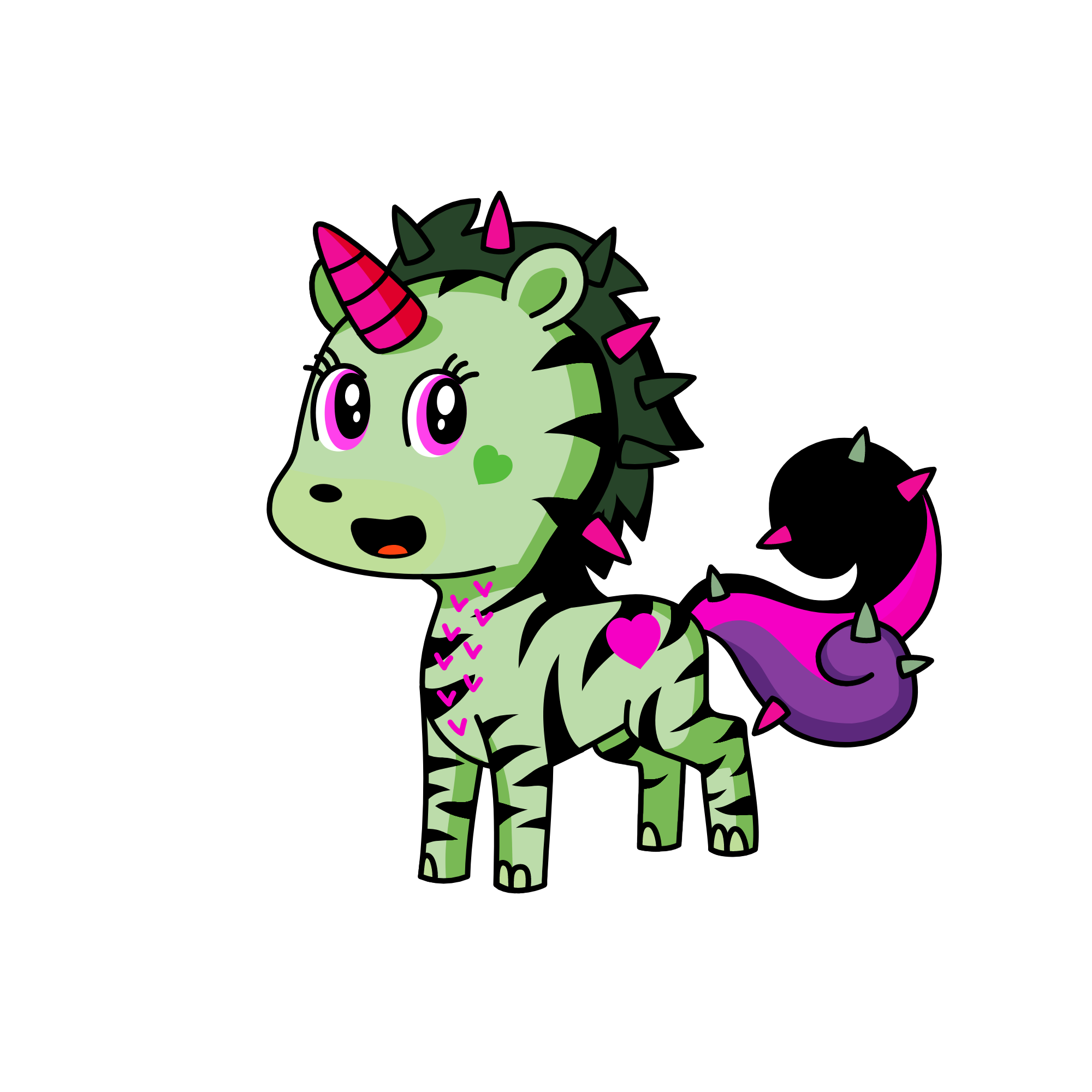 pinky, the unicorn