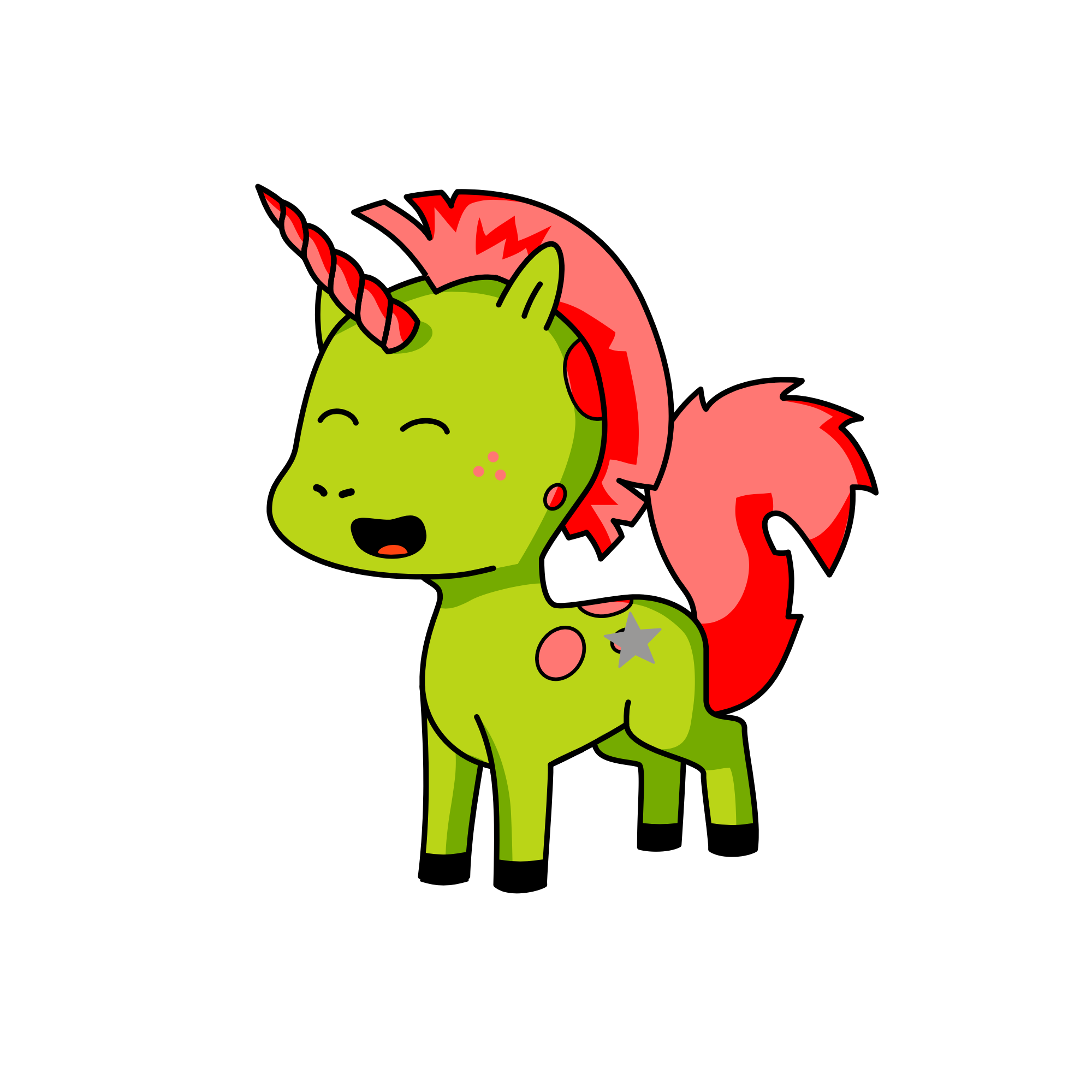 WILD FIRE, the unicorn