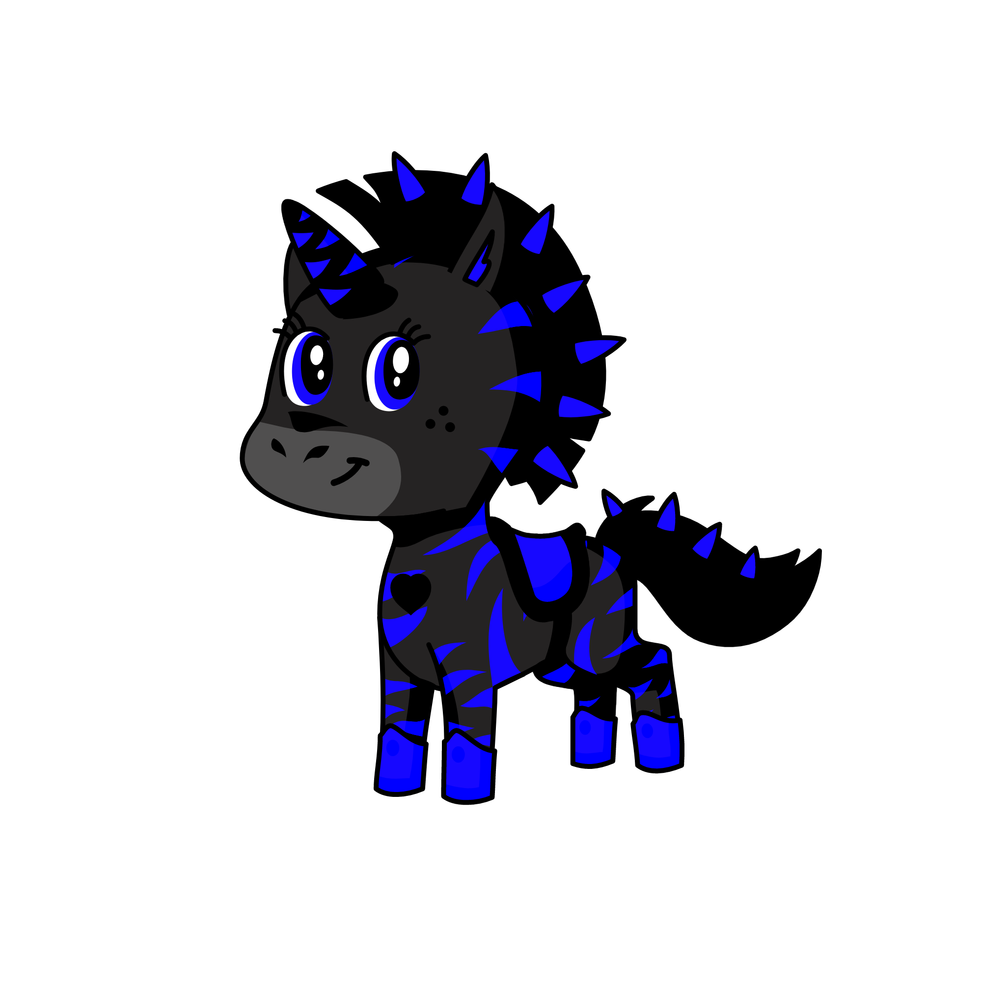 bluie, the unicorn