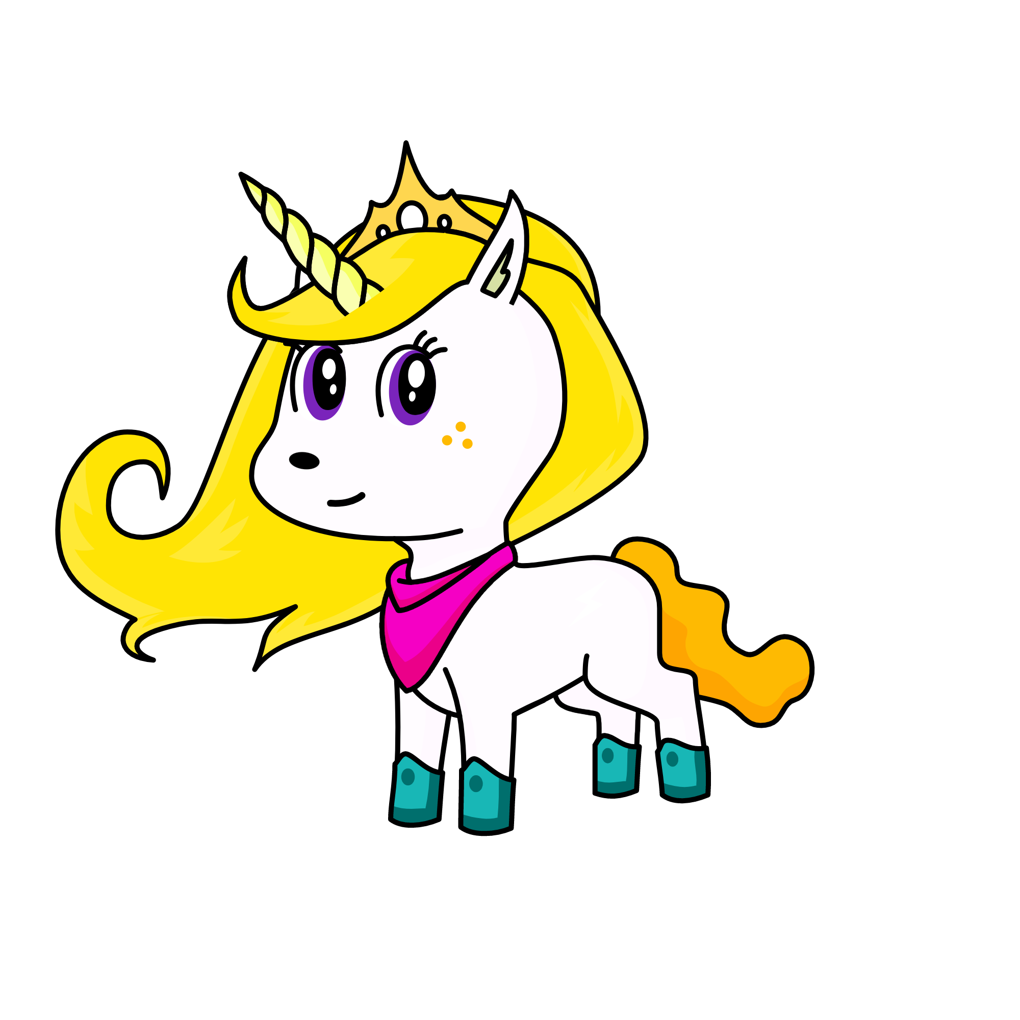 Snowfall, the unicorn