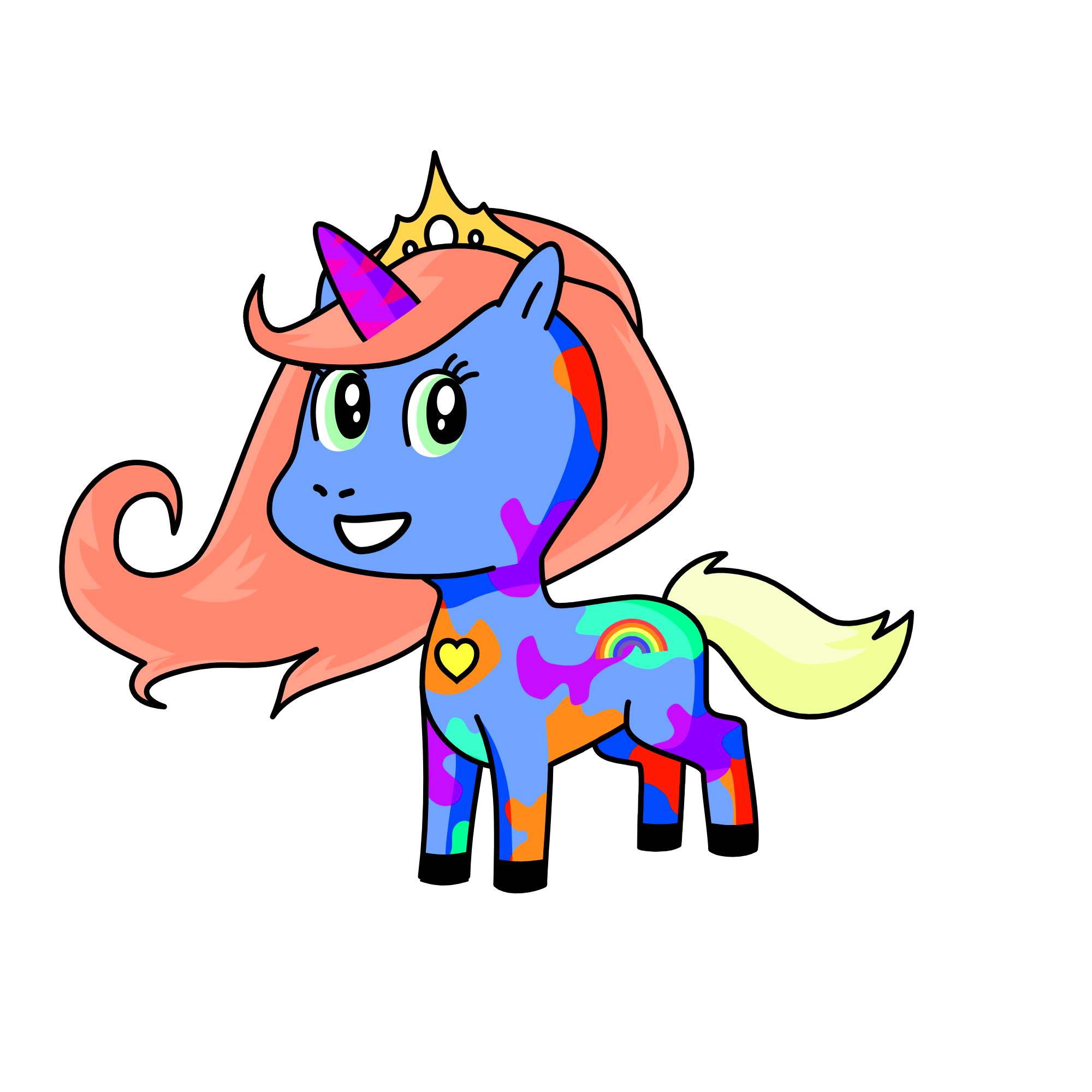 floatingcolors, the unicorn