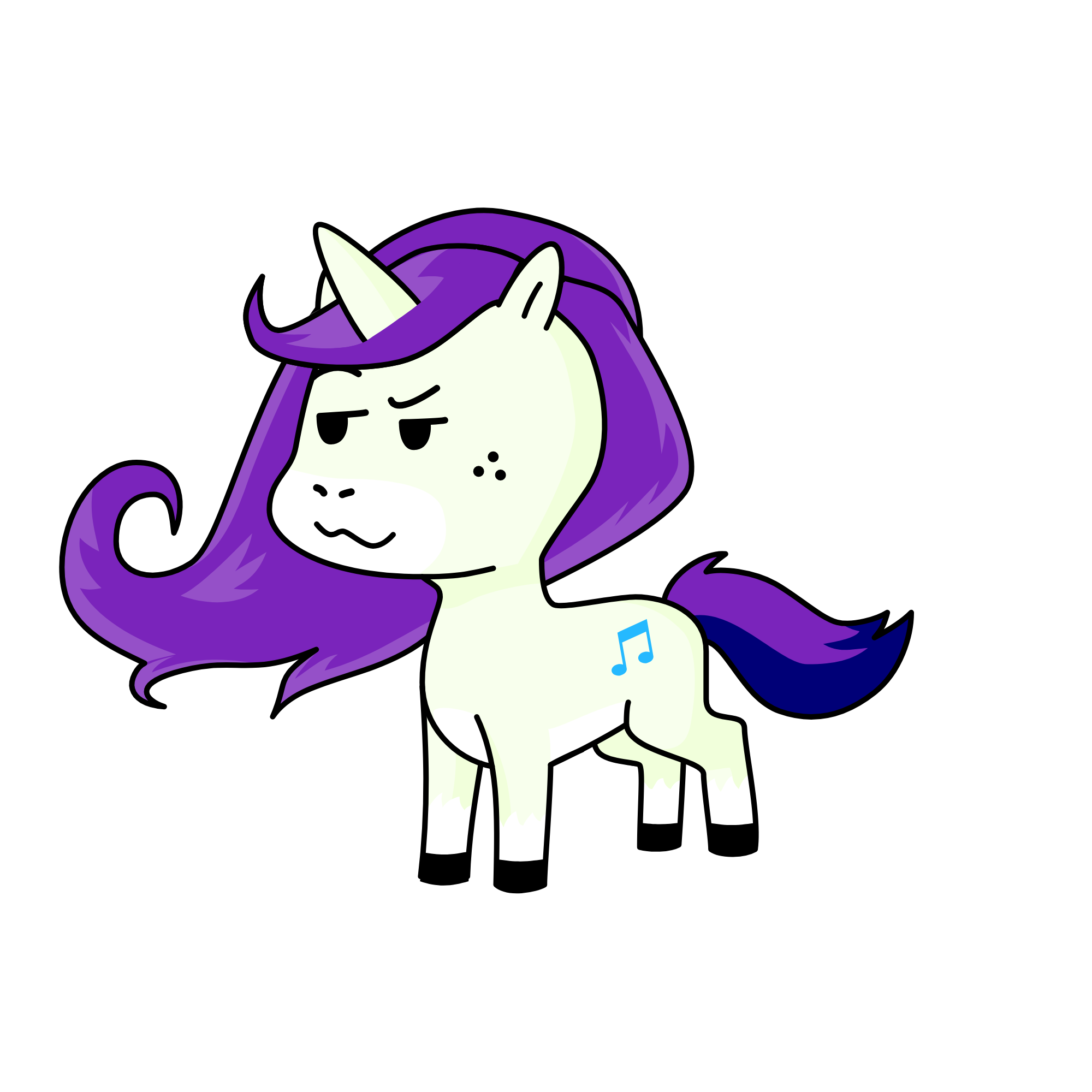 night, the unicorn