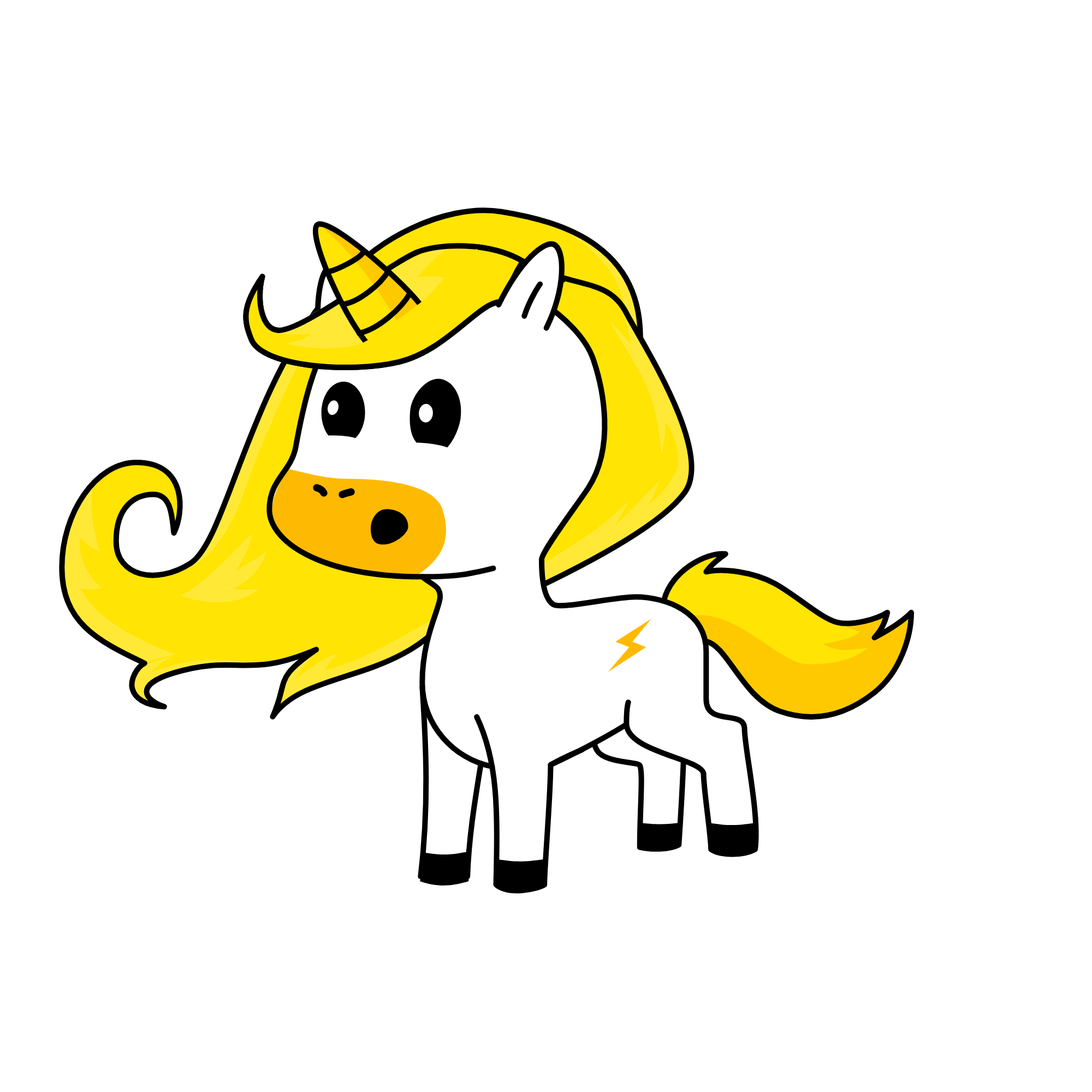lightning, the unicorn