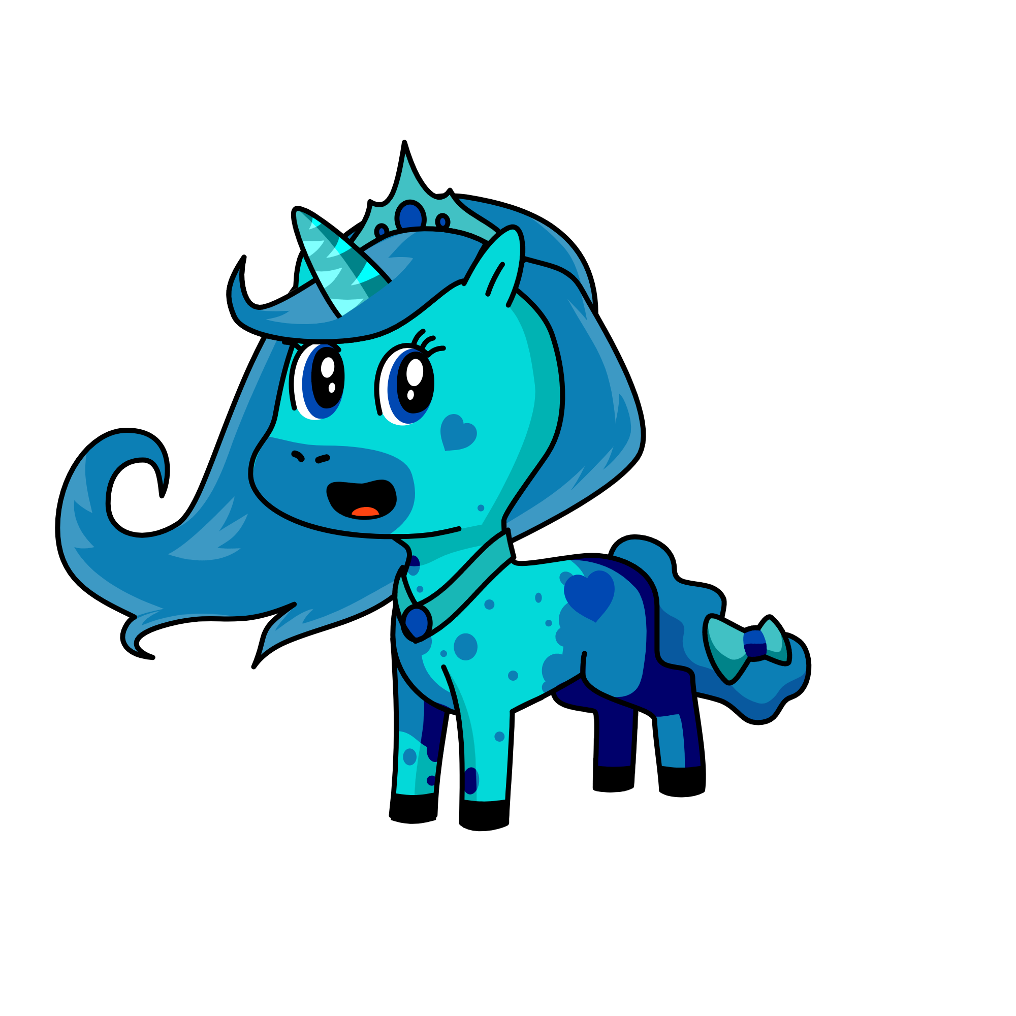 Winter, the unicorn