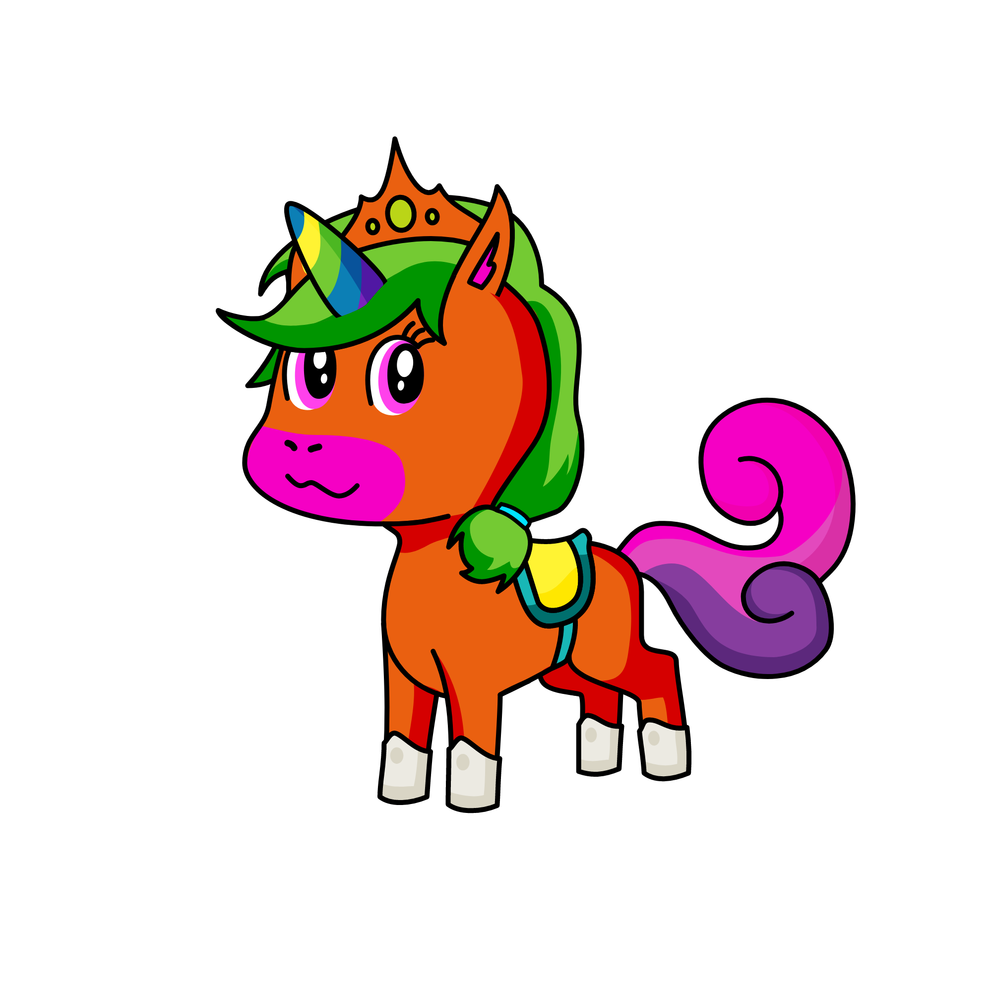 vic toria, the unicorn