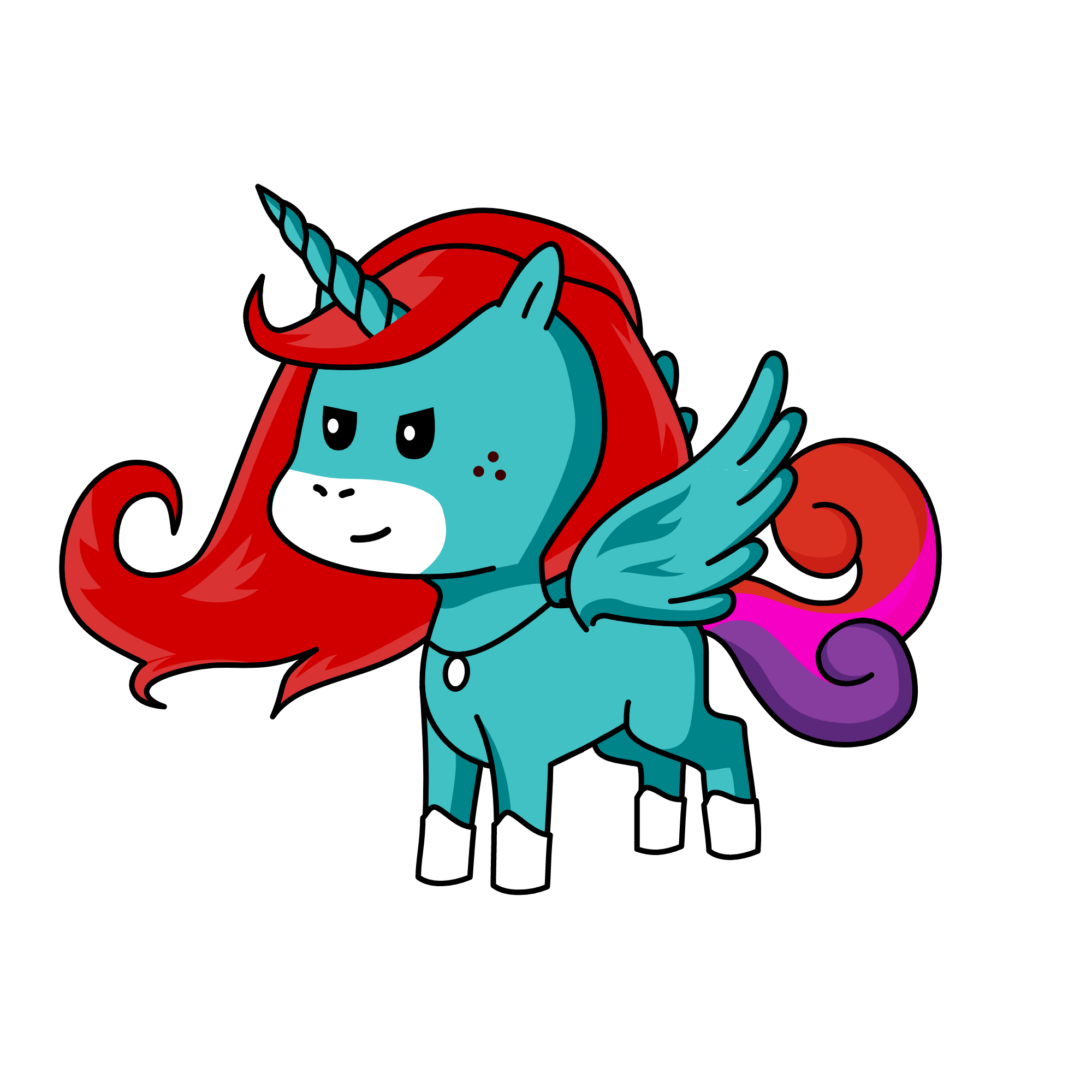 Rainbow dash (my little pony), the unicorn