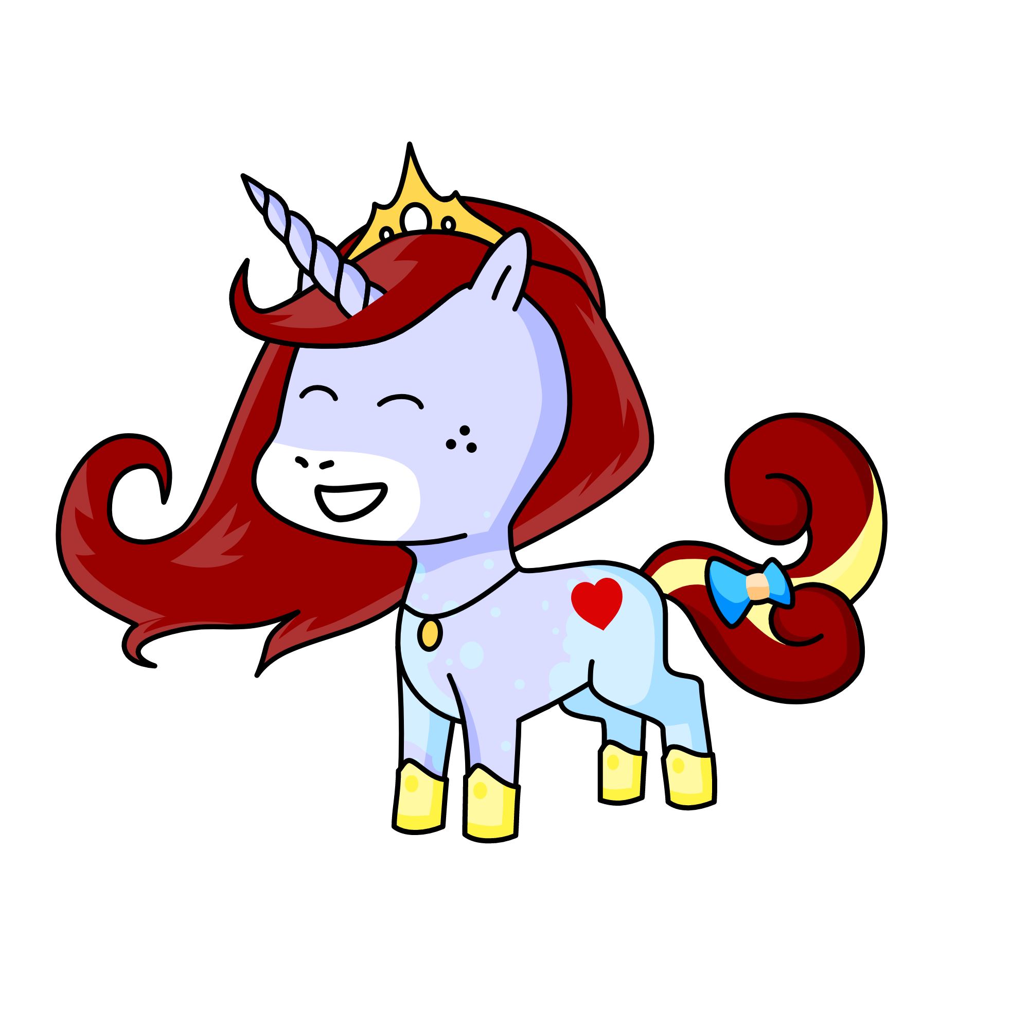 Qunnie, the unicorn
