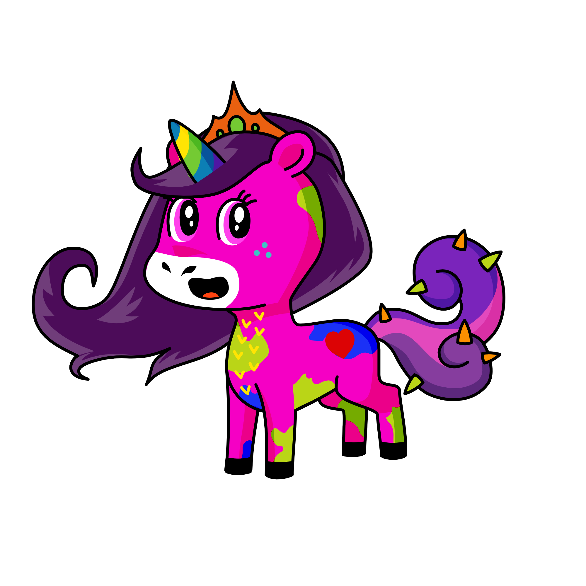 paint, the unicorn