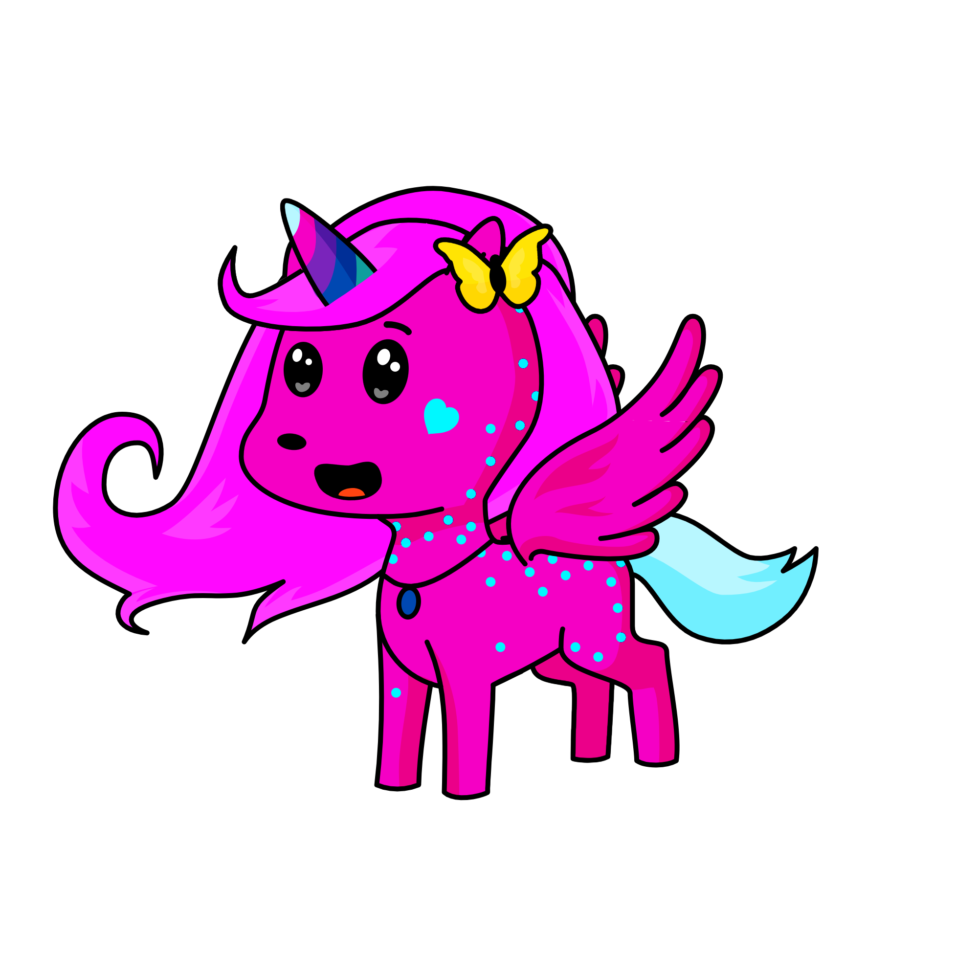 rosa, the unicorn