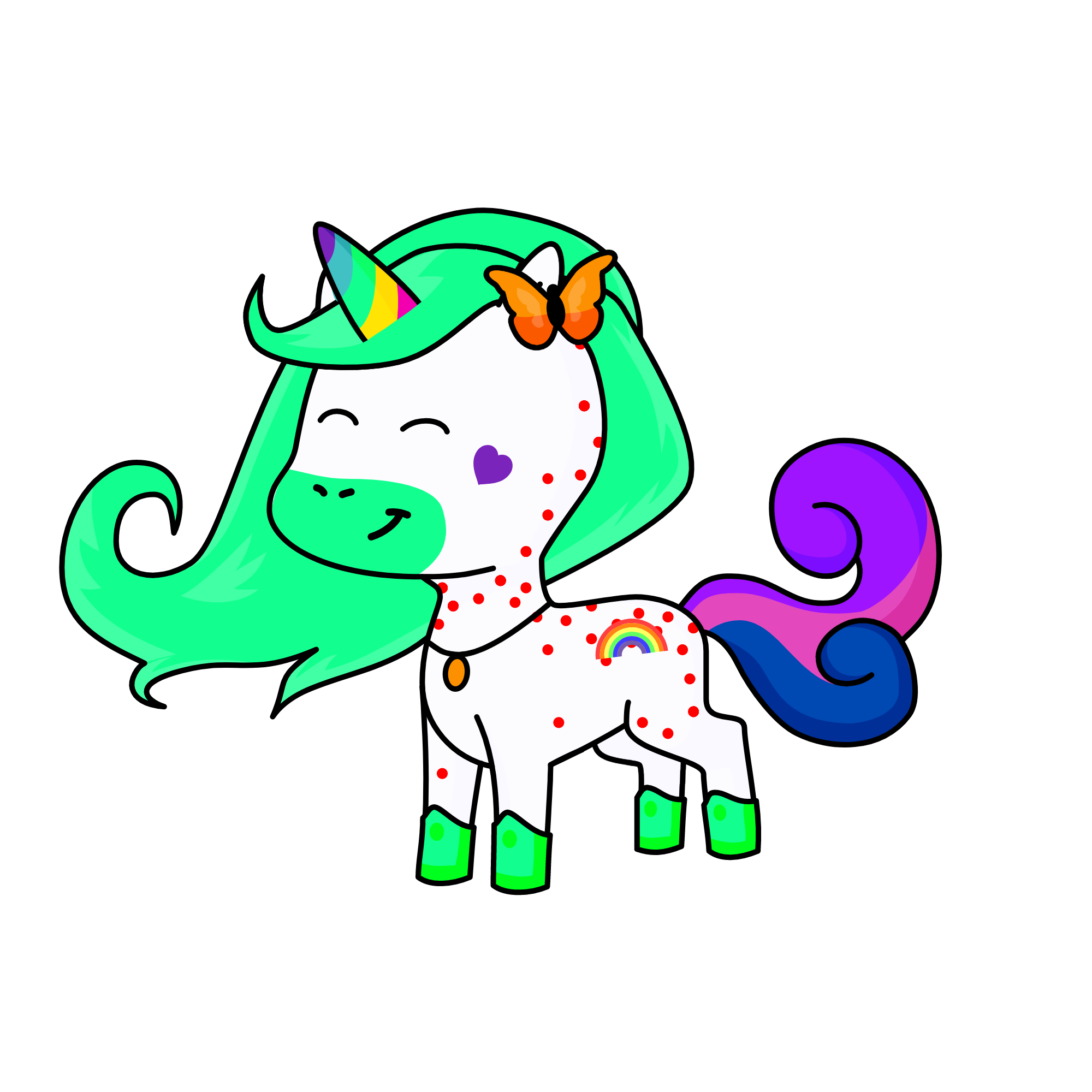 Flo, the unicorn