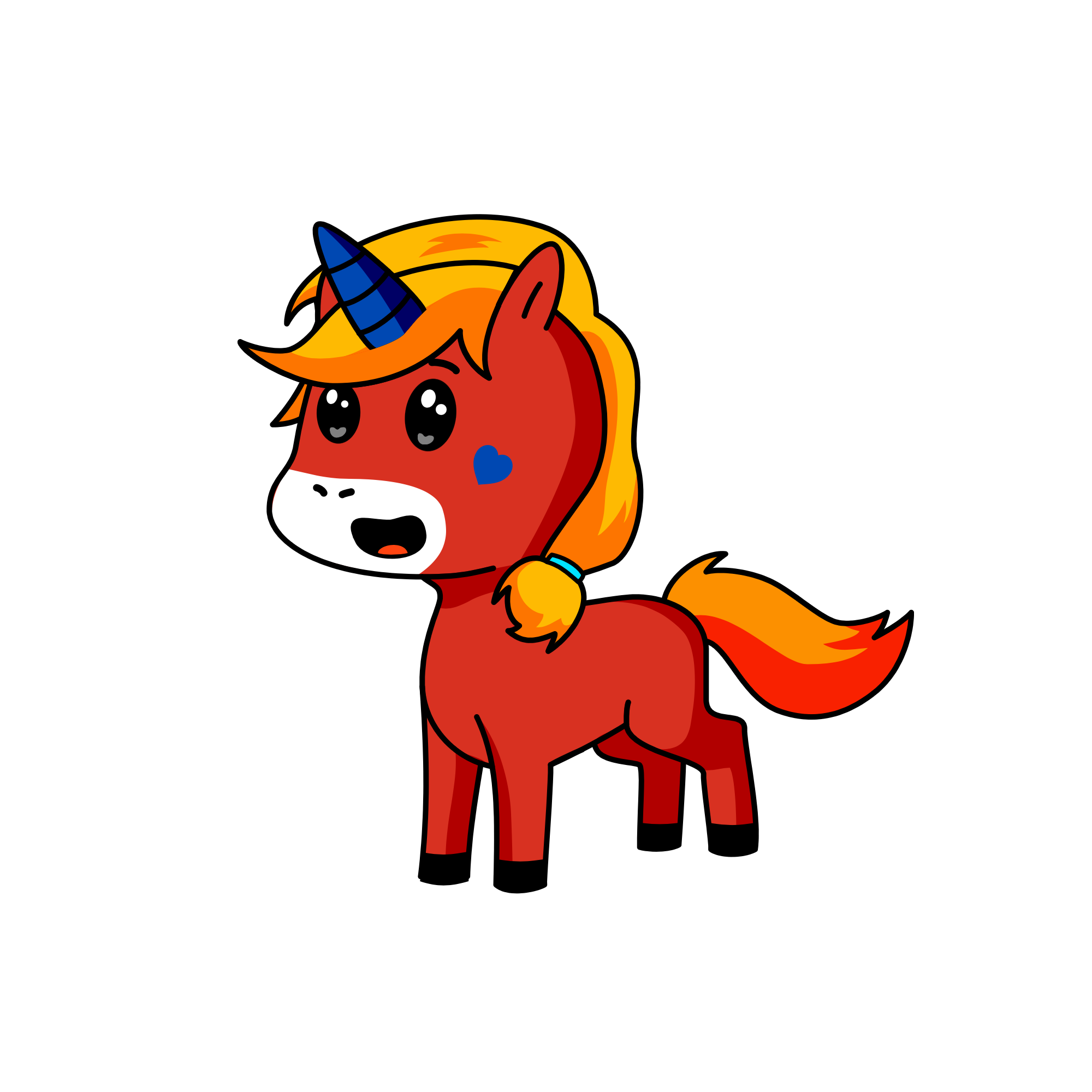Mimie, the unicorn