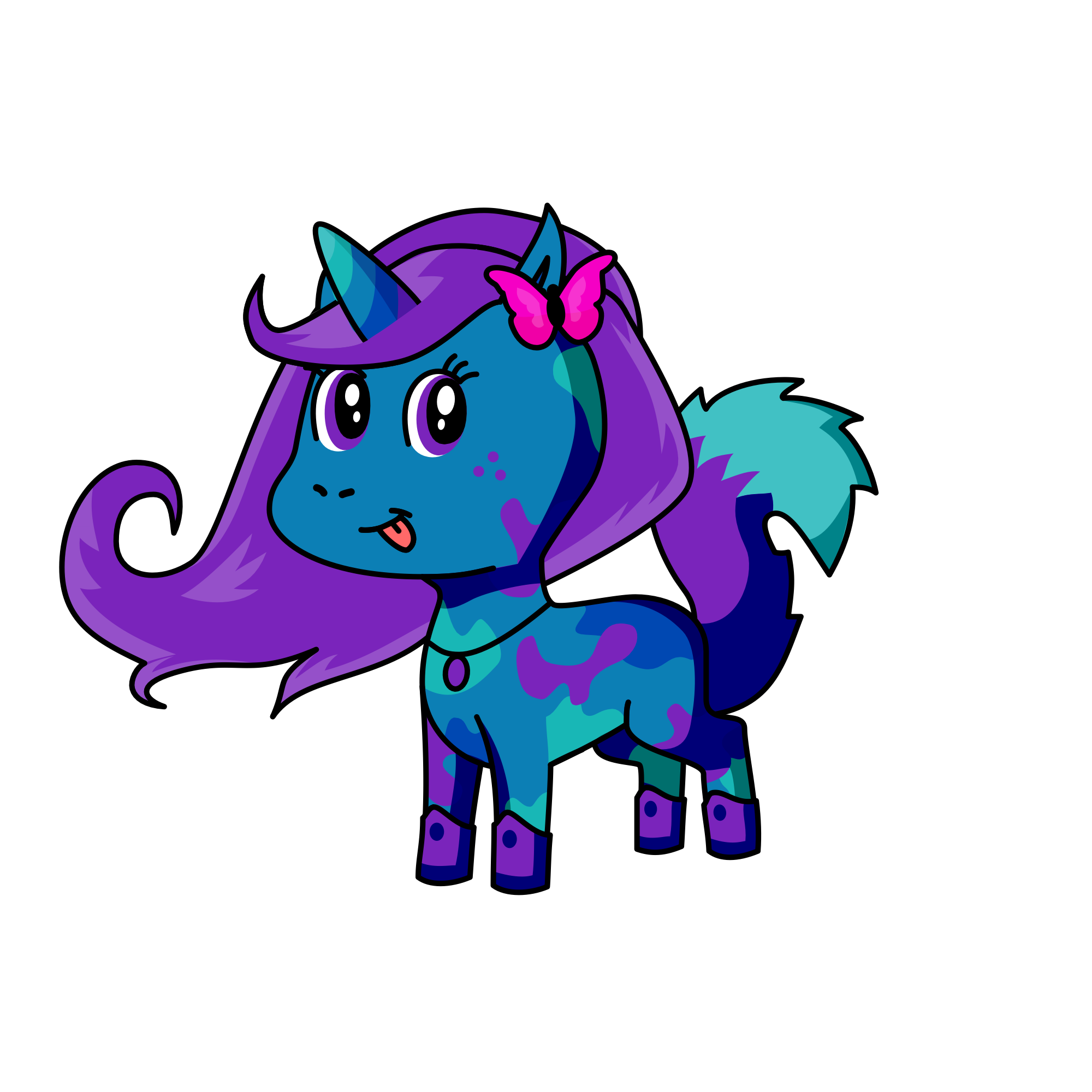 Midnight, the unicorn