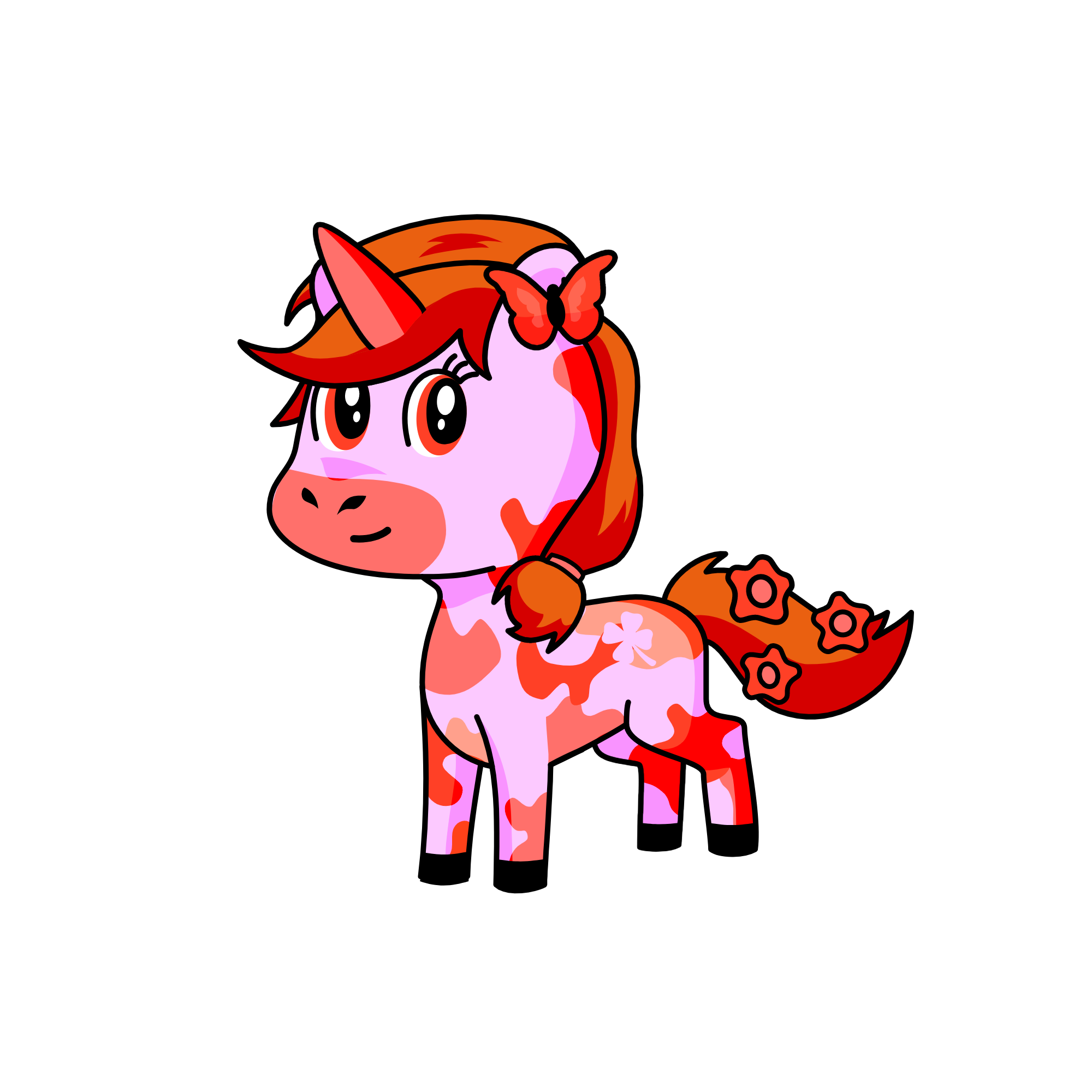 pink, the unicorn
