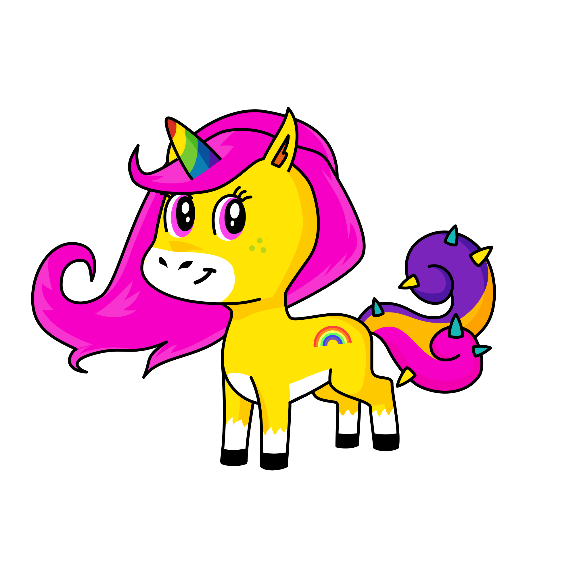 Maya, the unicorn