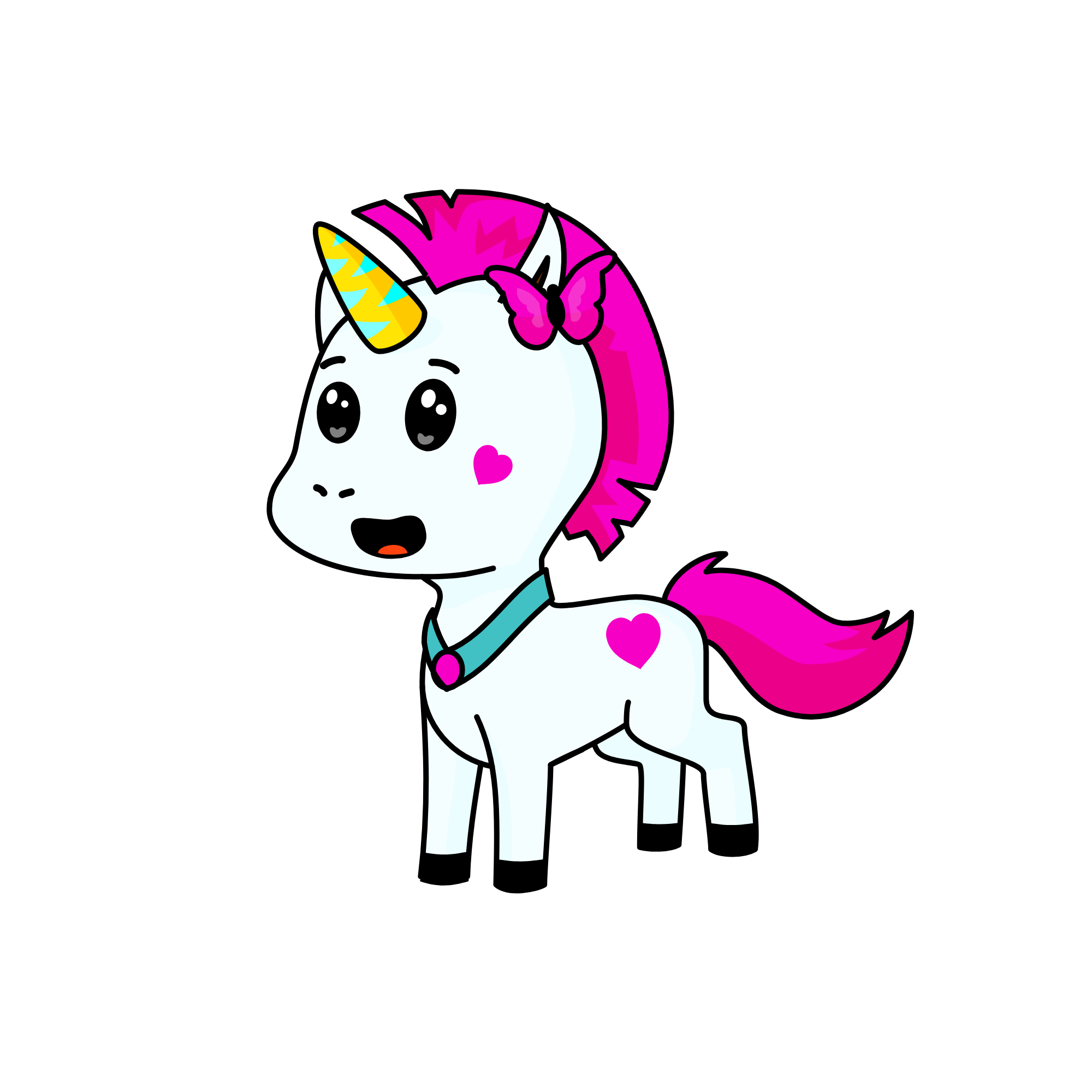 Snowy, the unicorn