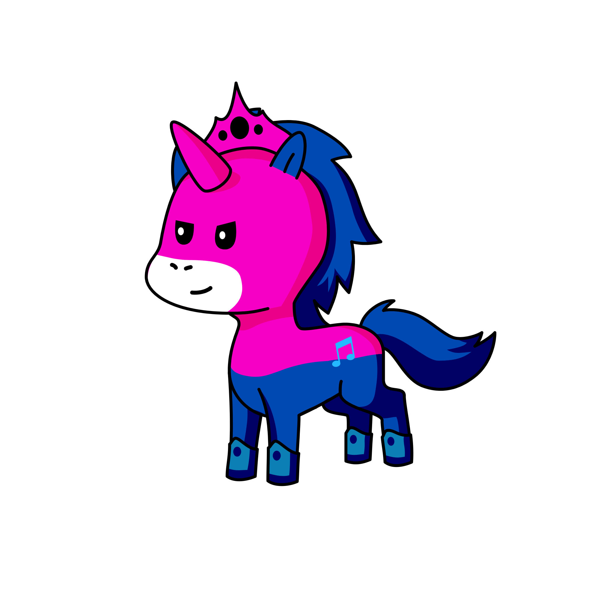 Blinkarmy, the unicorn