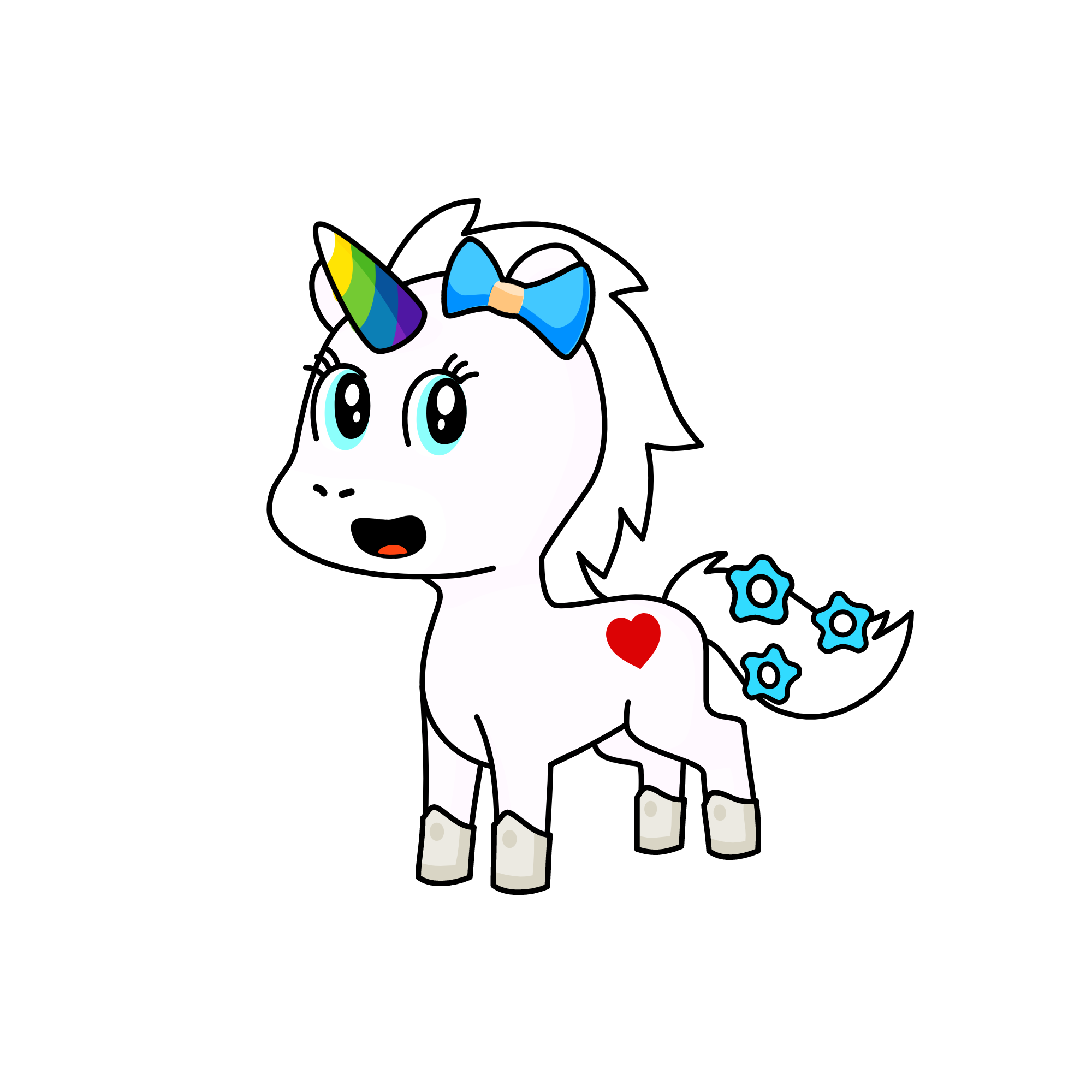 cute play, the unicorn