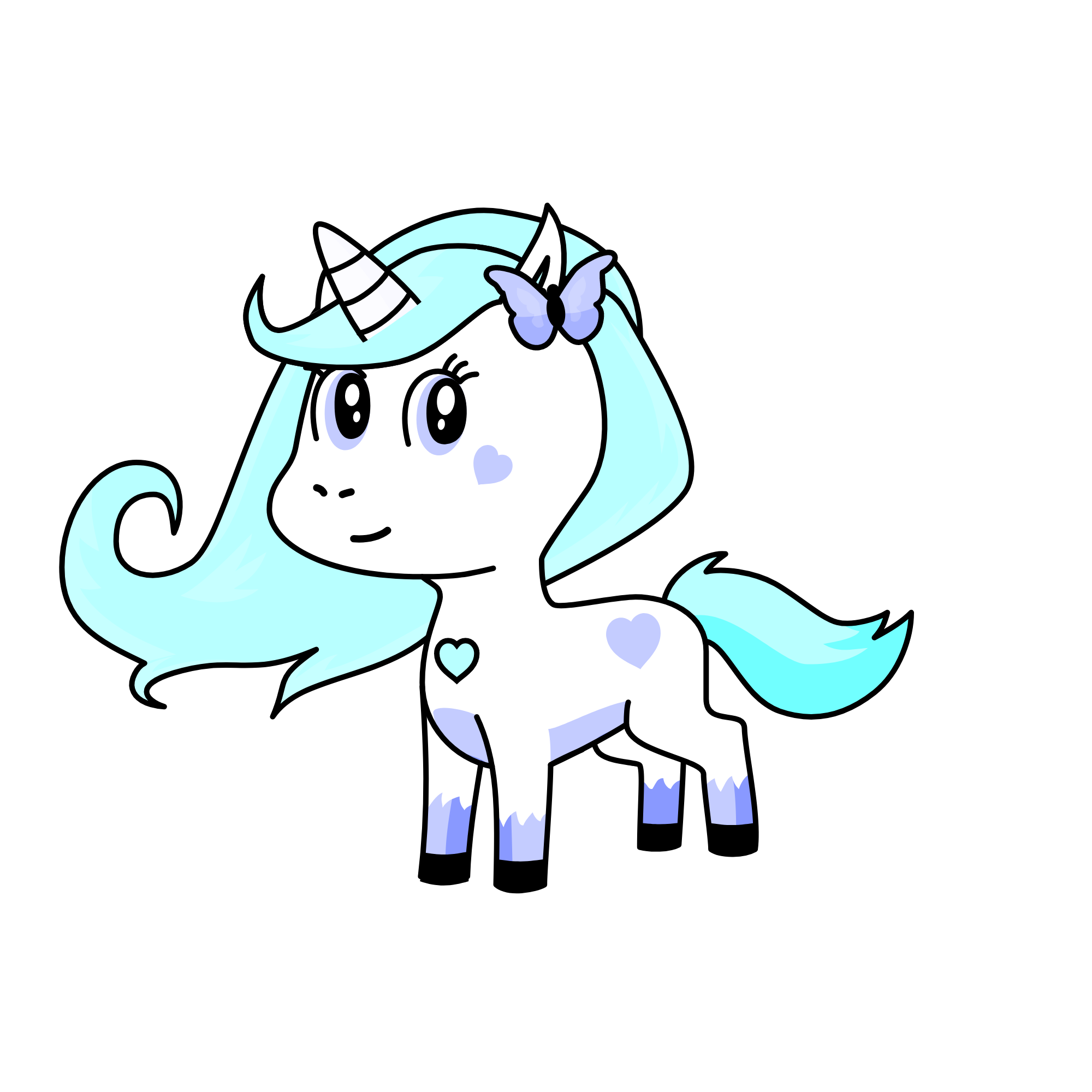 Snow, the unicorn