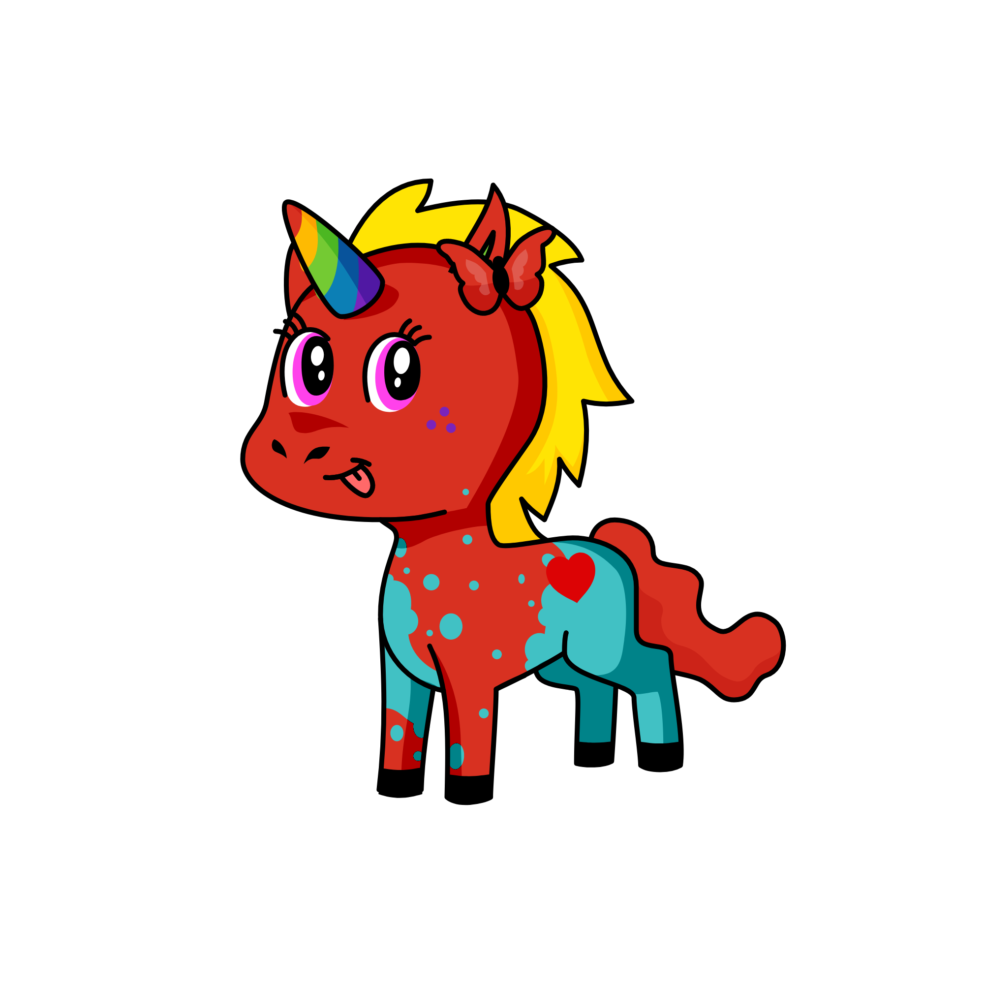 cuernillito de arcoiris, the unicorn